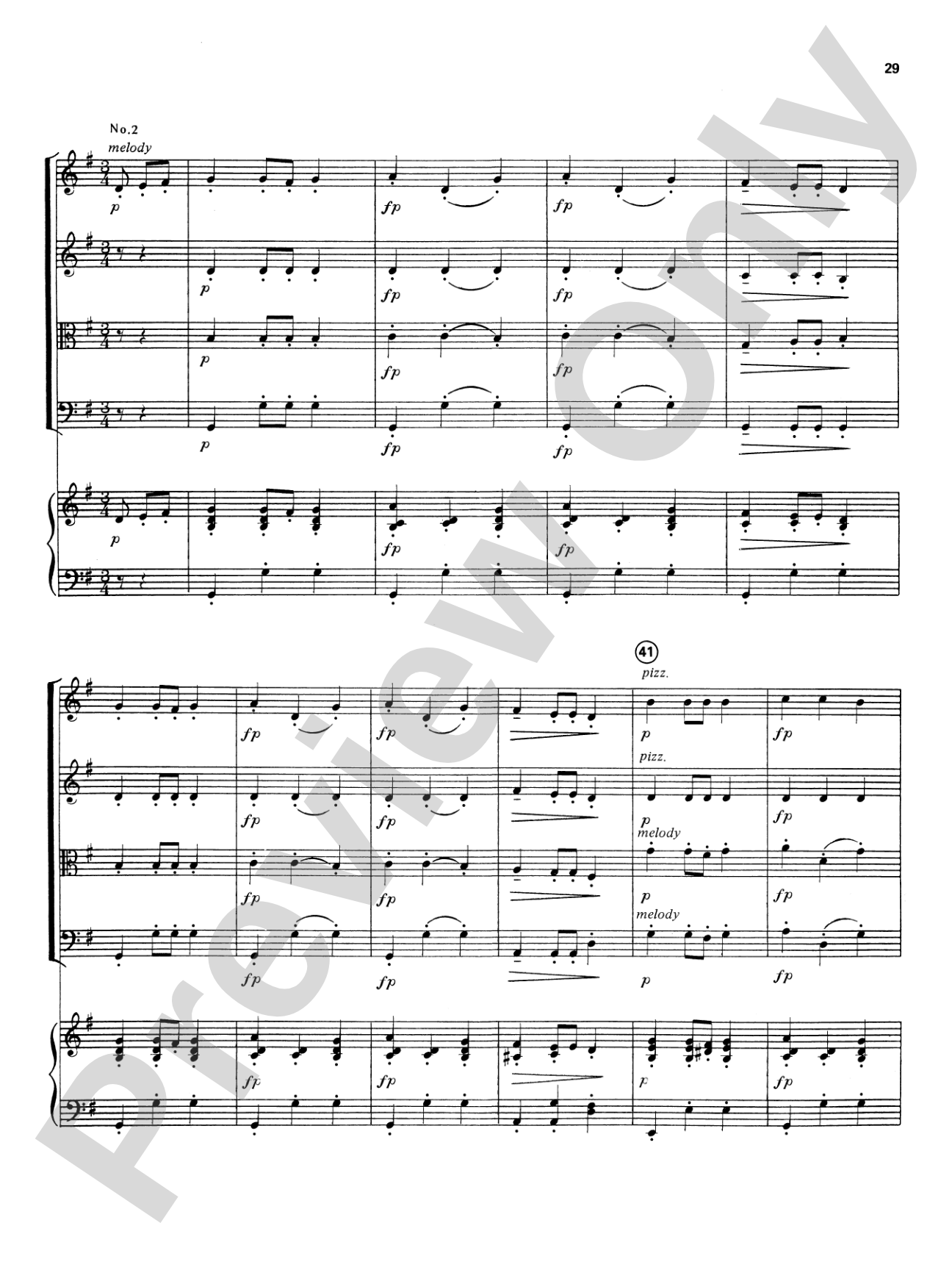 Highland/Etling String Quartet Series: Set 4: String Quartet Score & Parts