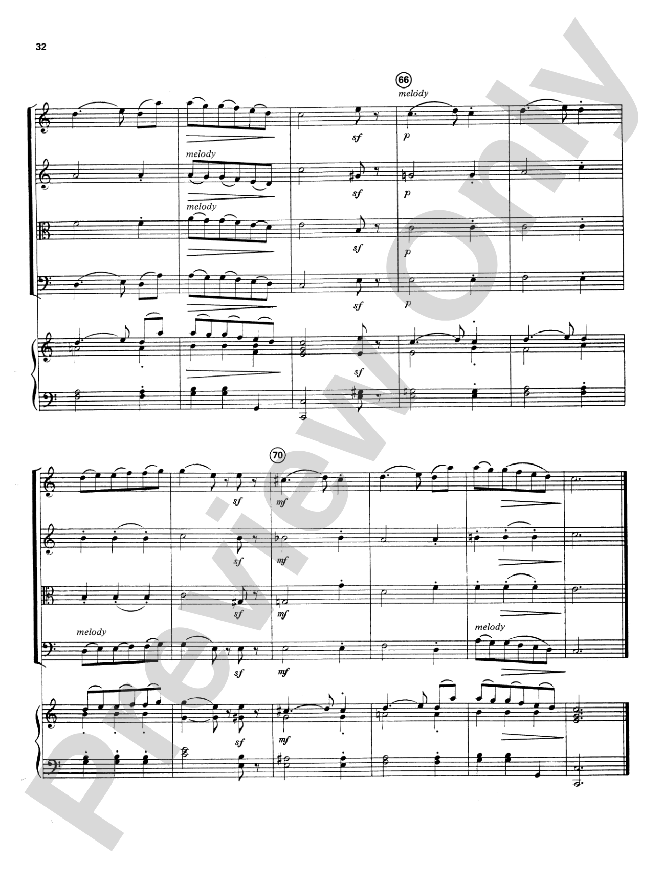 Highland/Etling String Quartet Series: Set 4: String Quartet Score & Parts