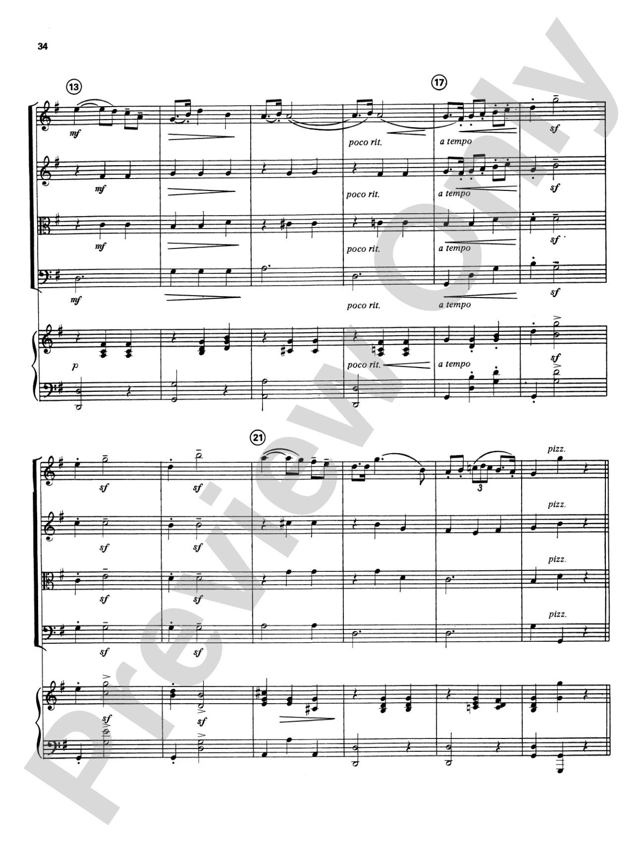 Highland/Etling String Quartet Series: Set 4: String Quartet Score & Parts