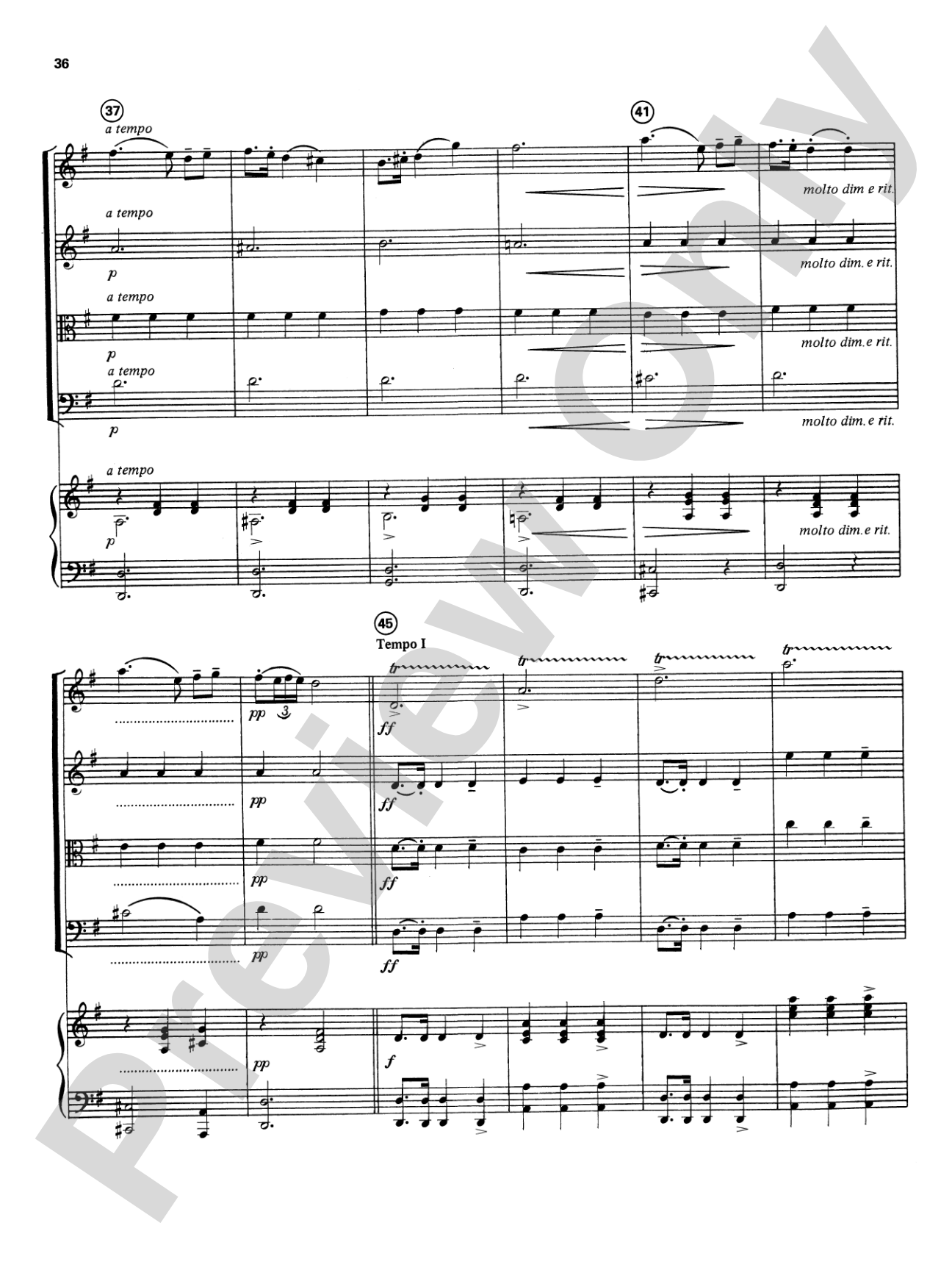 Highland/Etling String Quartet Series: Set 4: String Quartet Score & Parts