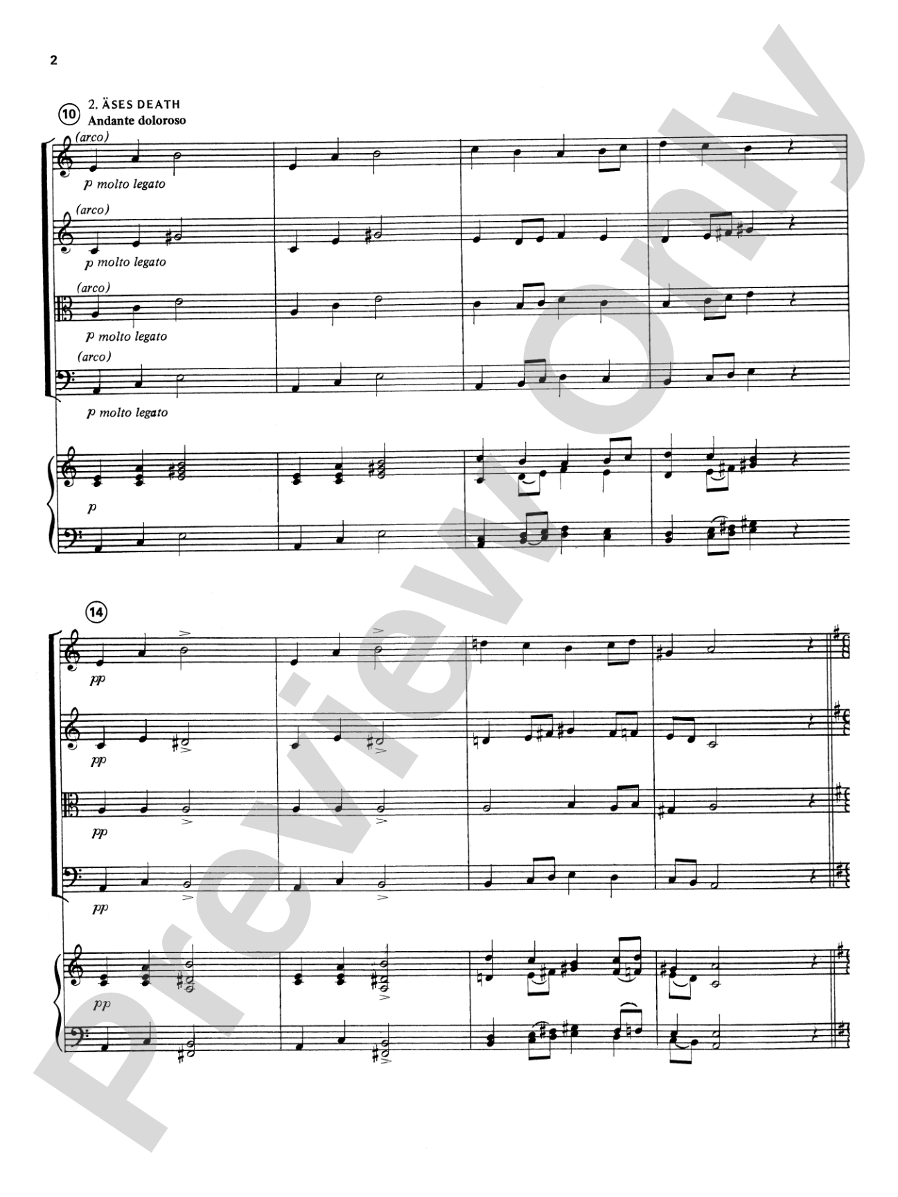 Highland/Etling String Quartet Series: Set 4: String Quartet Score & Parts