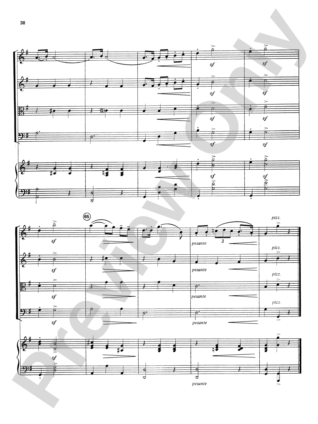 Highland/Etling String Quartet Series: Set 4: String Quartet Score & Parts