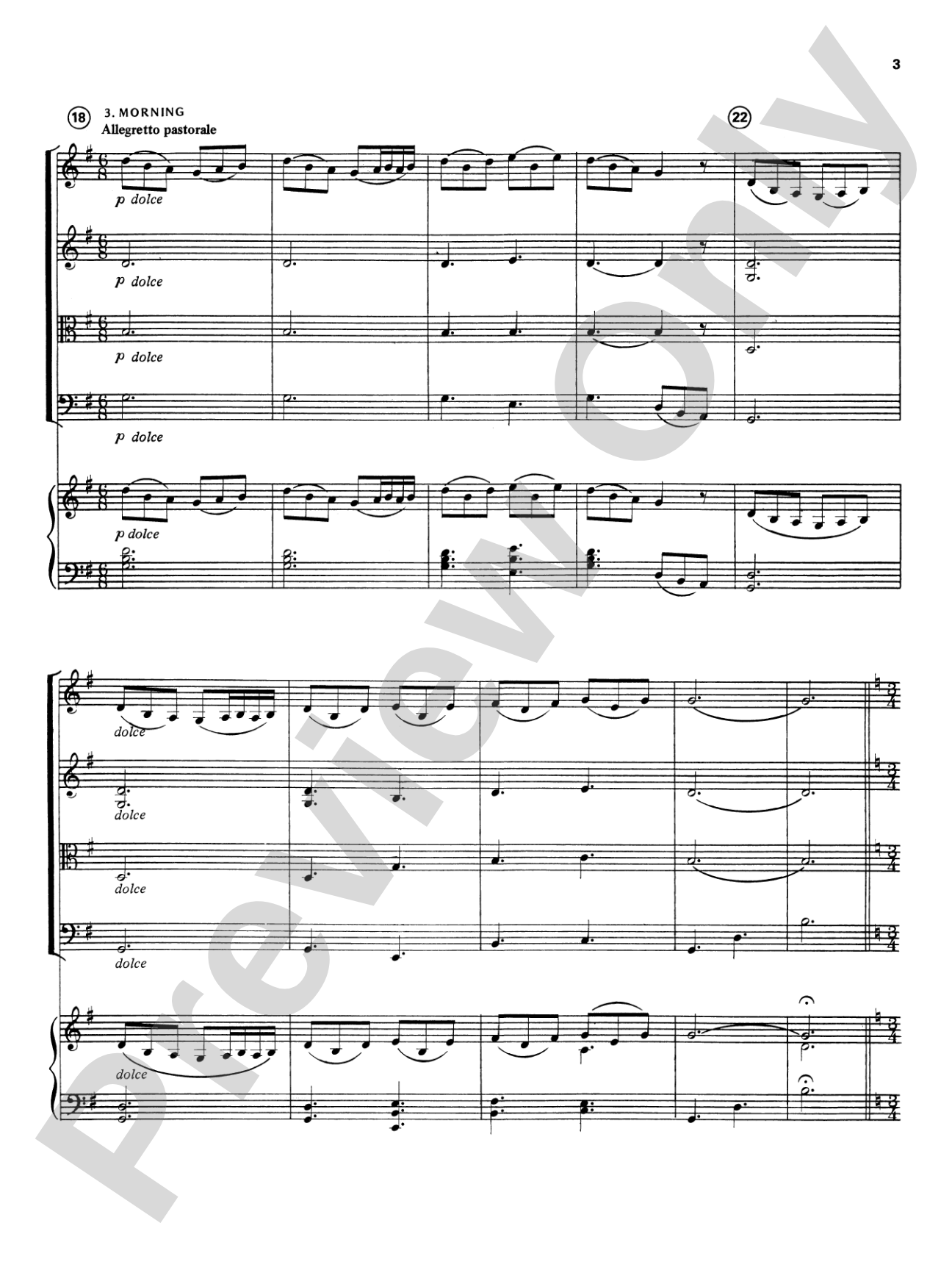Highland/Etling String Quartet Series: Set 4: String Quartet Score & Parts