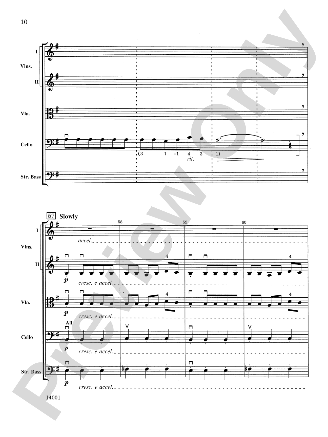 El Toro: String Orchestra Conductor Score & Parts