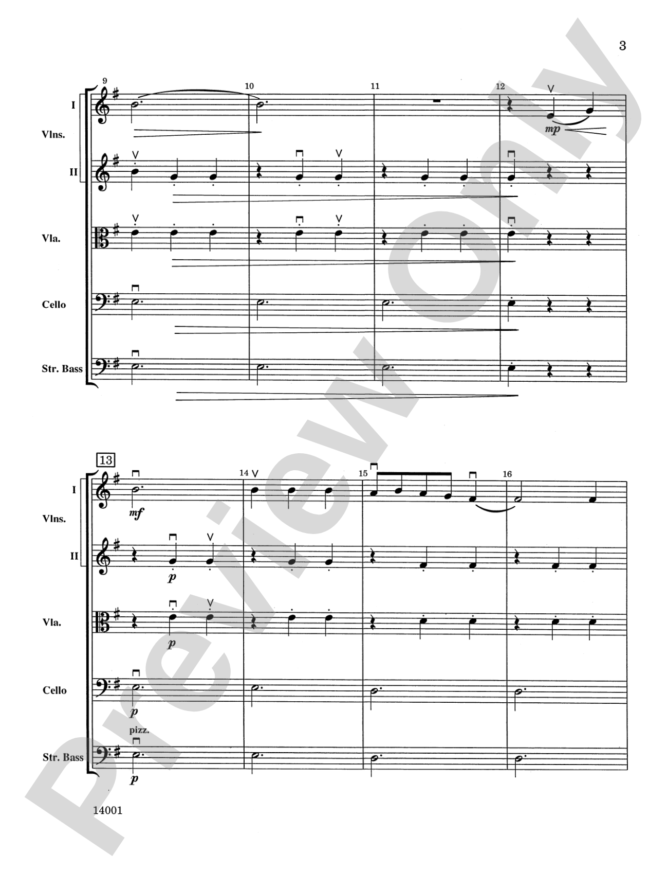 El Toro: String Orchestra Conductor Score & Parts