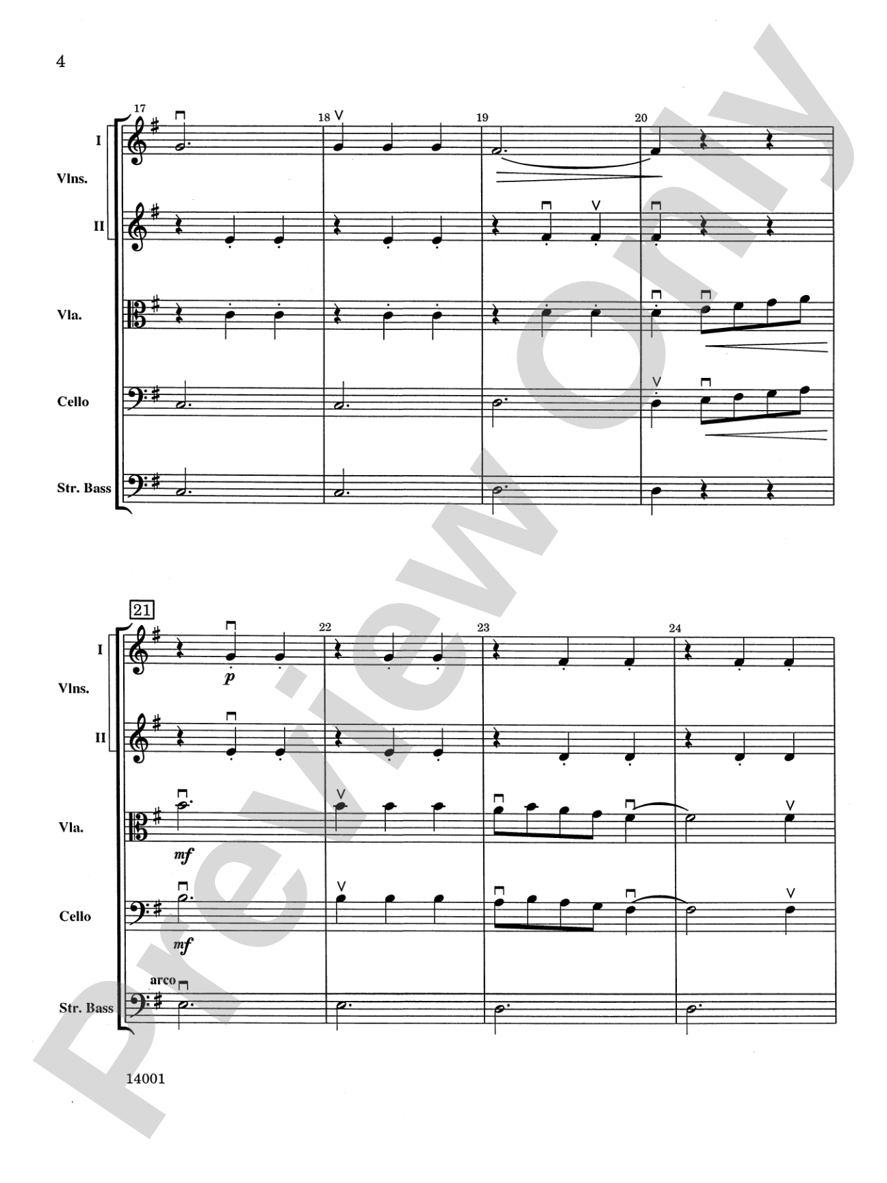 El Toro: String Orchestra Conductor Score & Parts
