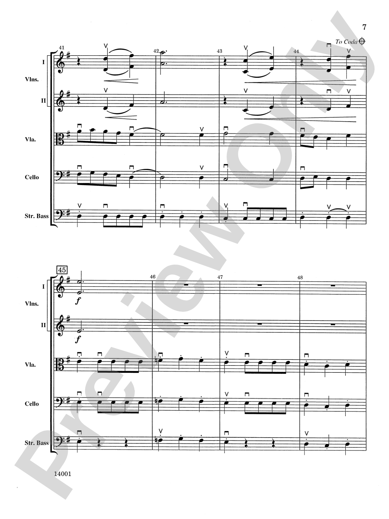 El Toro: String Orchestra Conductor Score & Parts
