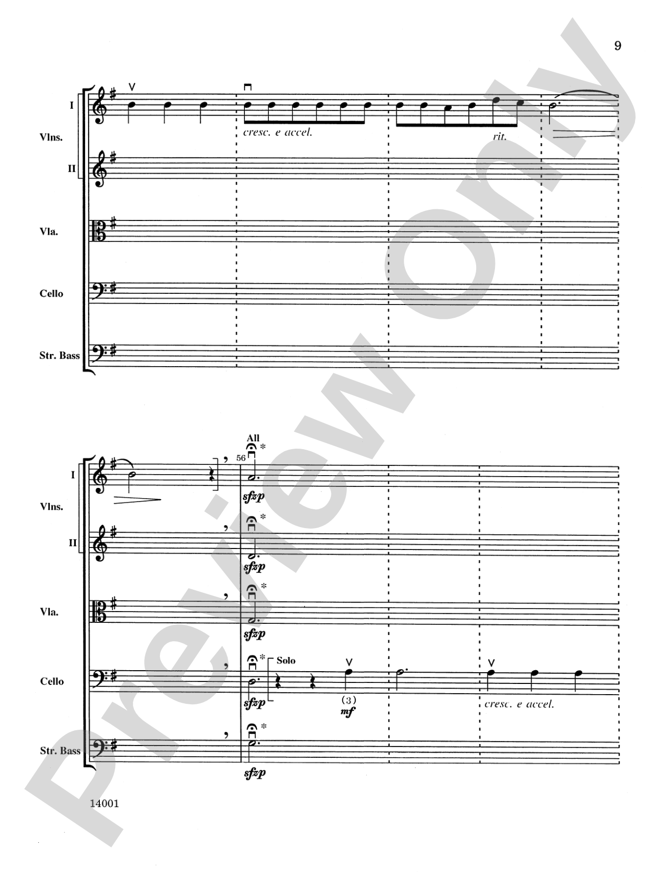 El Toro: String Orchestra Conductor Score & Parts