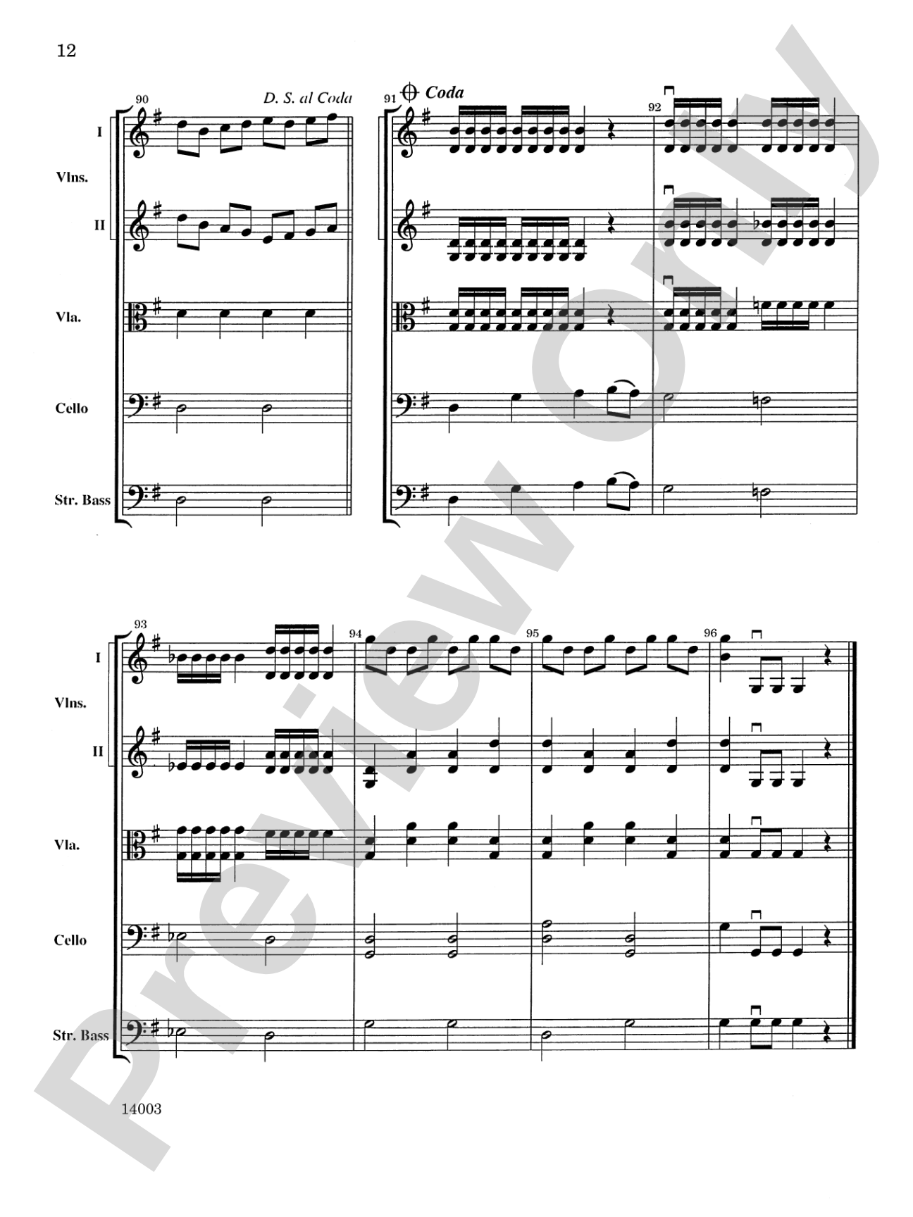 The Gypsy Rover: String Orchestra Conductor Score & Parts