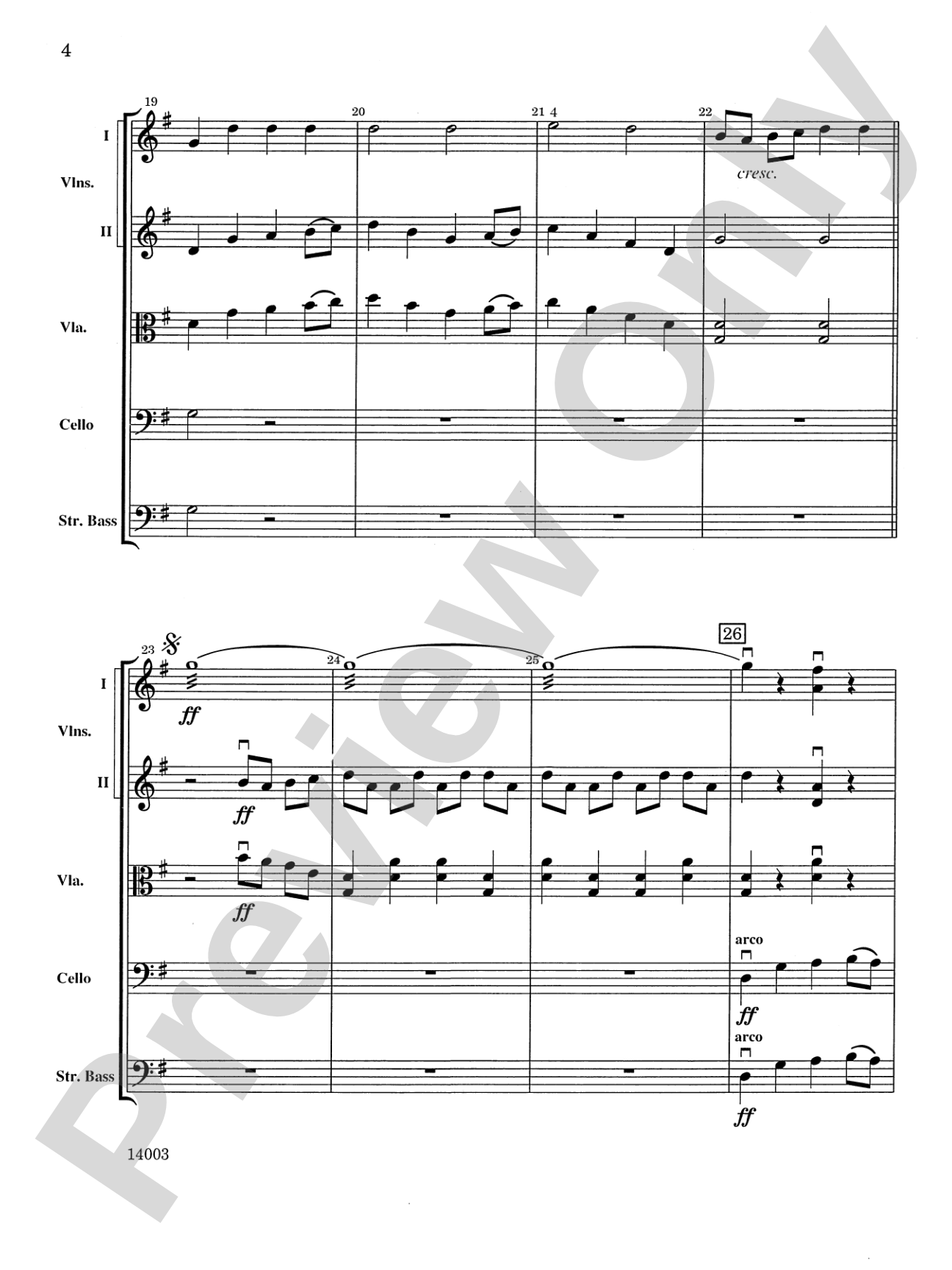 The Gypsy Rover: String Orchestra Conductor Score & Parts