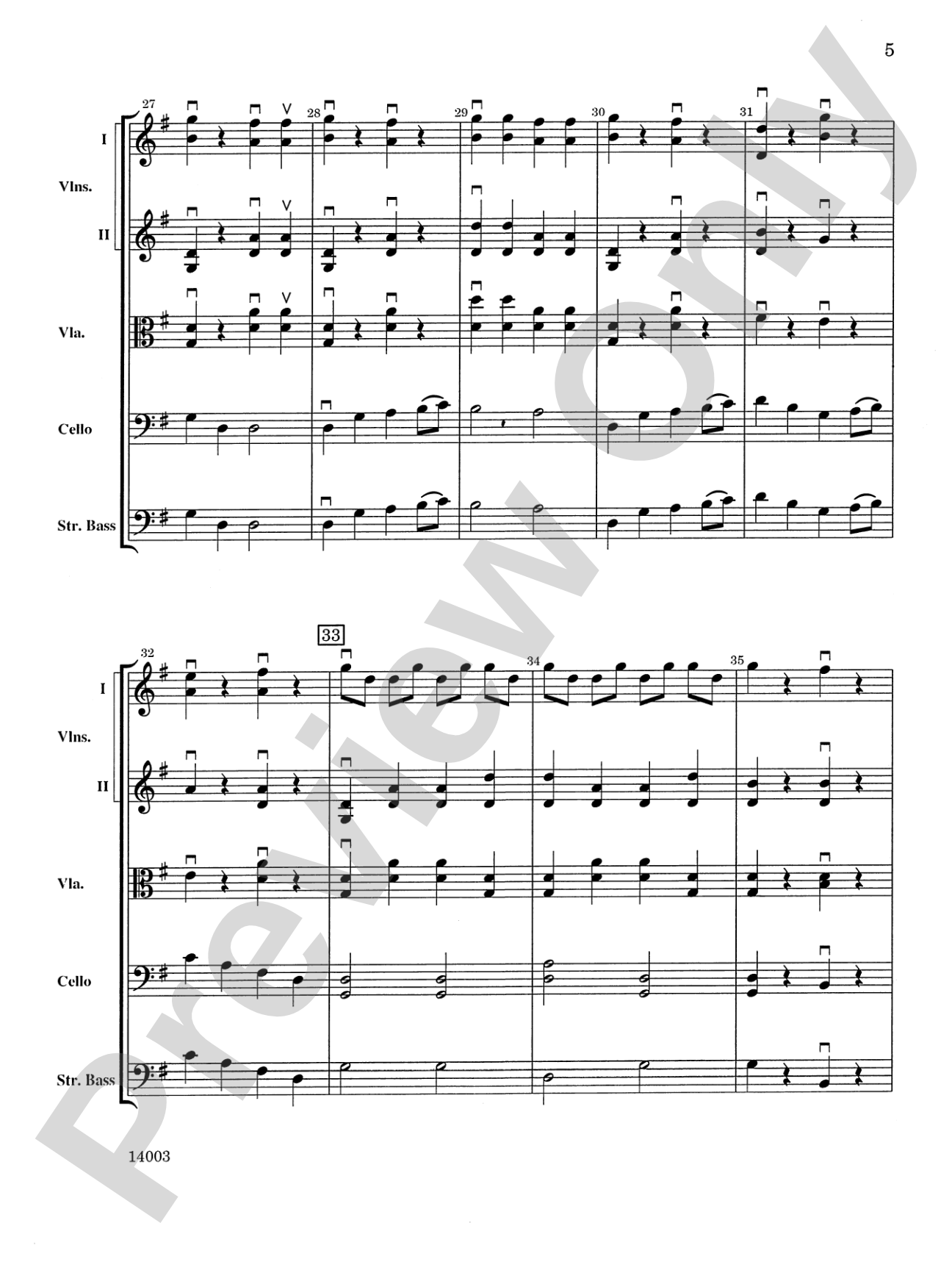 The Gypsy Rover: String Orchestra Conductor Score & Parts