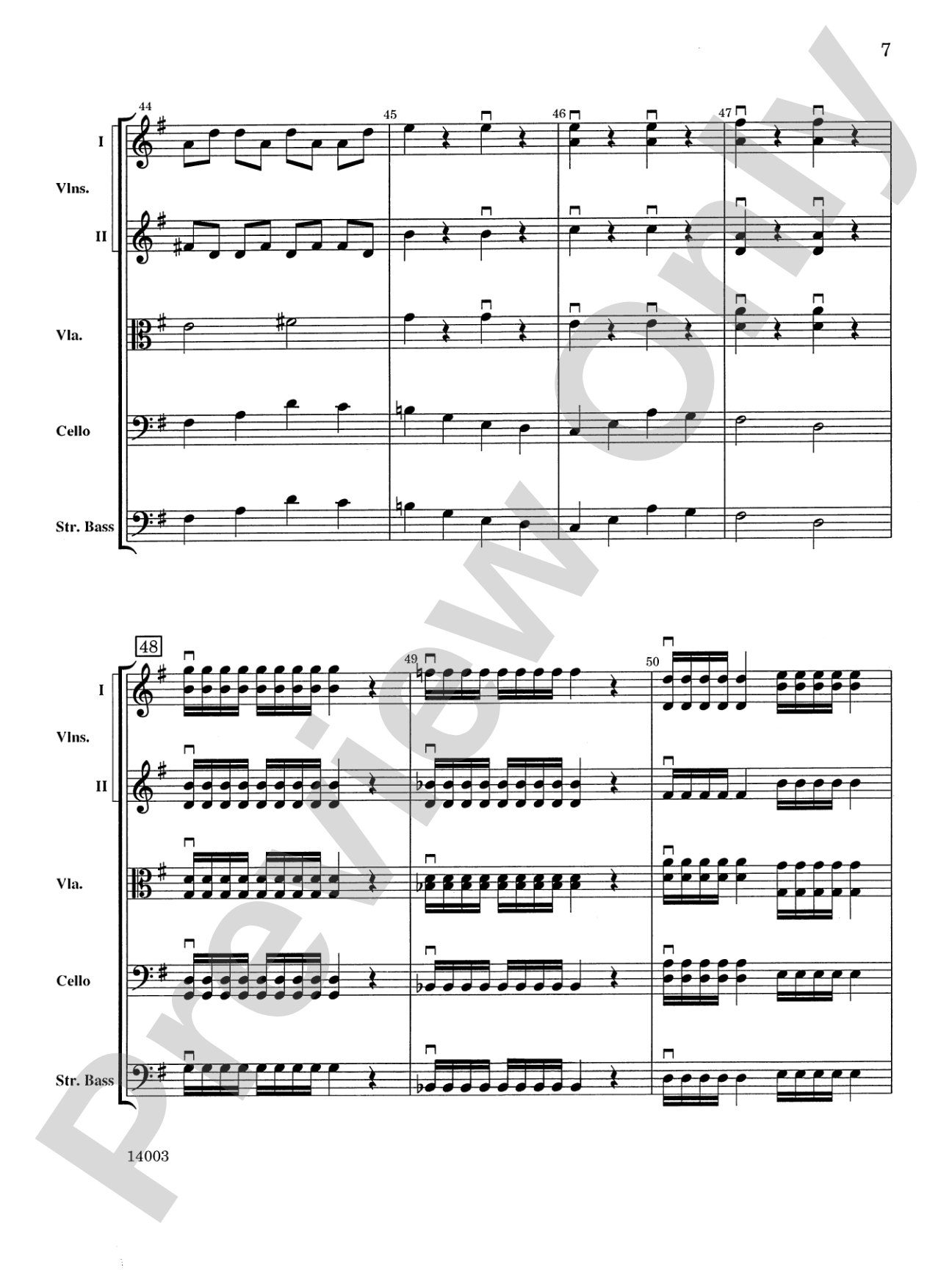 The Gypsy Rover: String Orchestra Conductor Score & Parts
