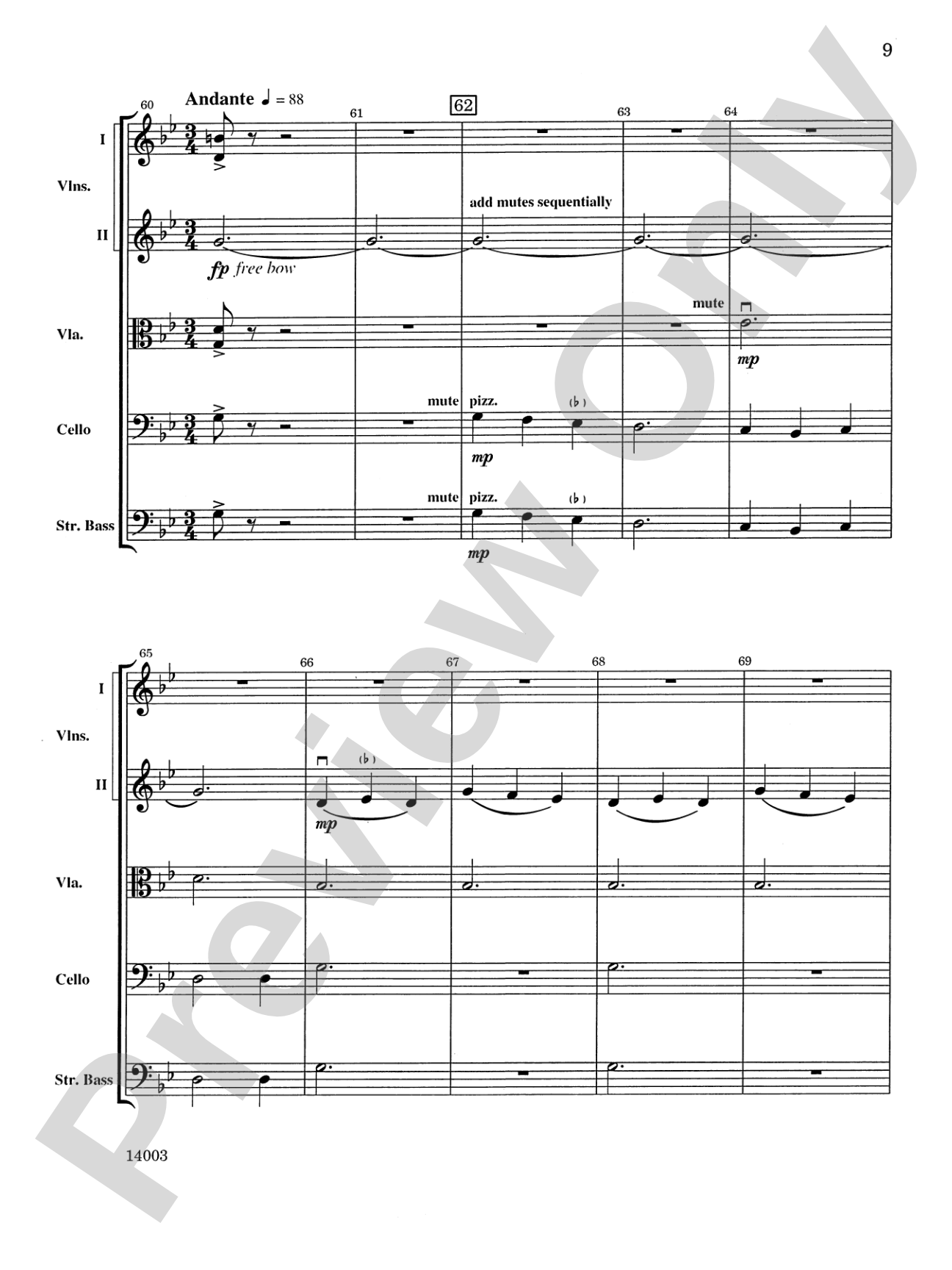 The Gypsy Rover: String Orchestra Conductor Score & Parts