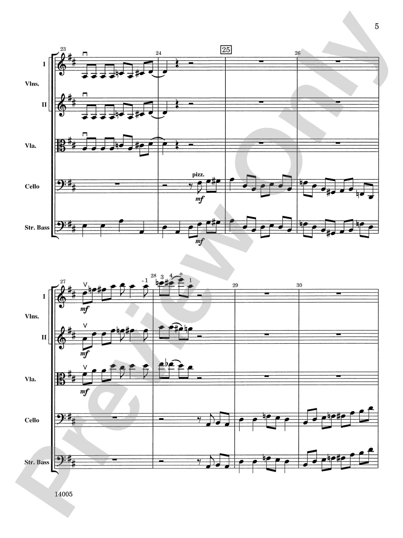 Swing Low, Sweet Chariot: String Orchestra Conductor Score & Parts
