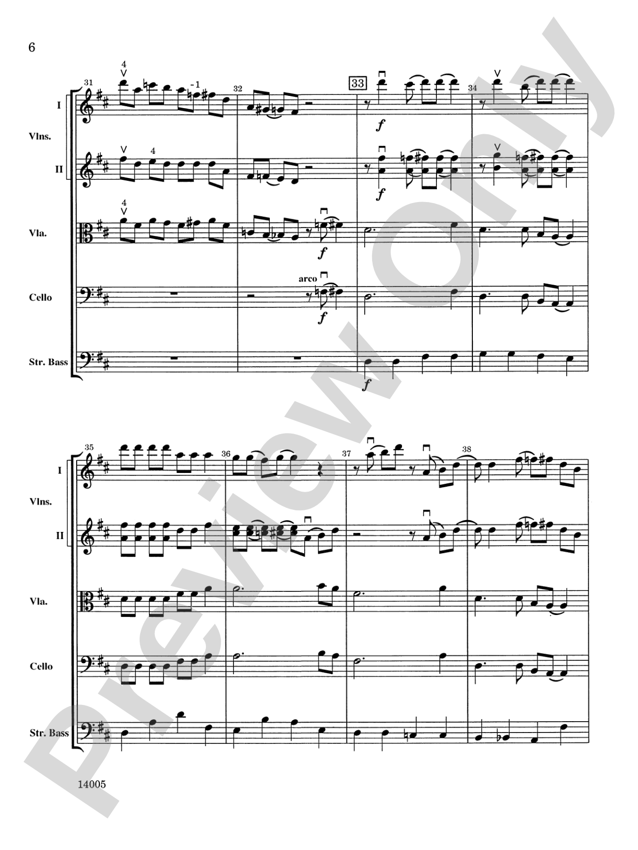 Swing Low, Sweet Chariot: String Orchestra Conductor Score & Parts