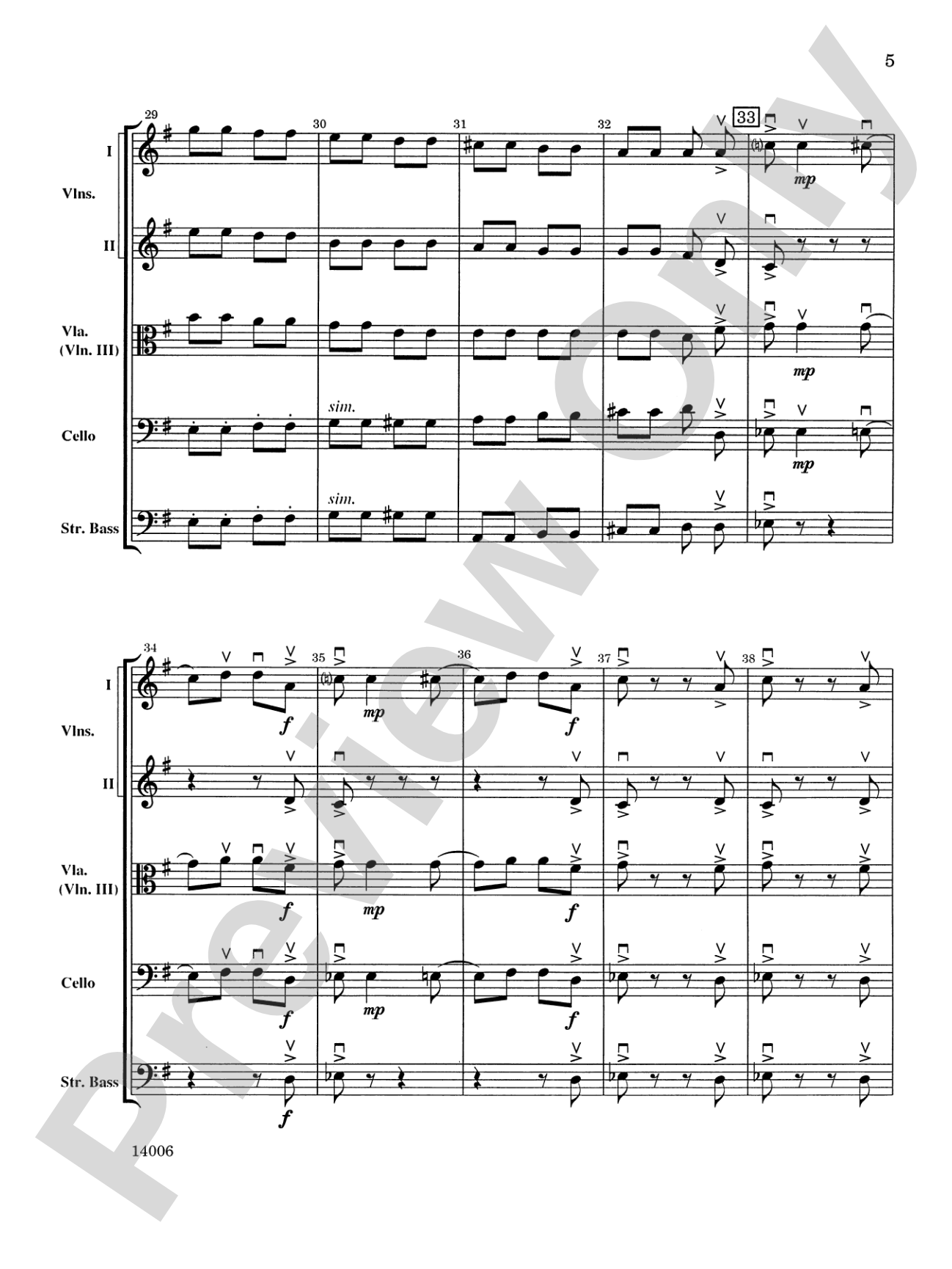 Trepak: String Orchestra Conductor Score & Parts