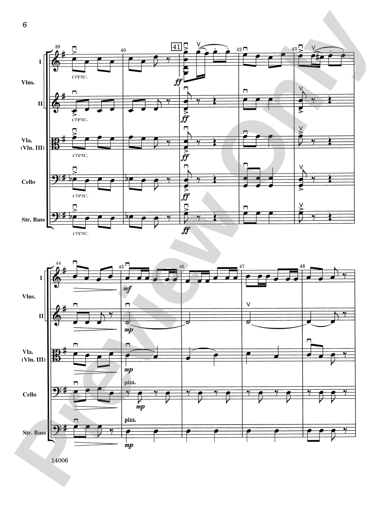 Trepak: String Orchestra Conductor Score & Parts