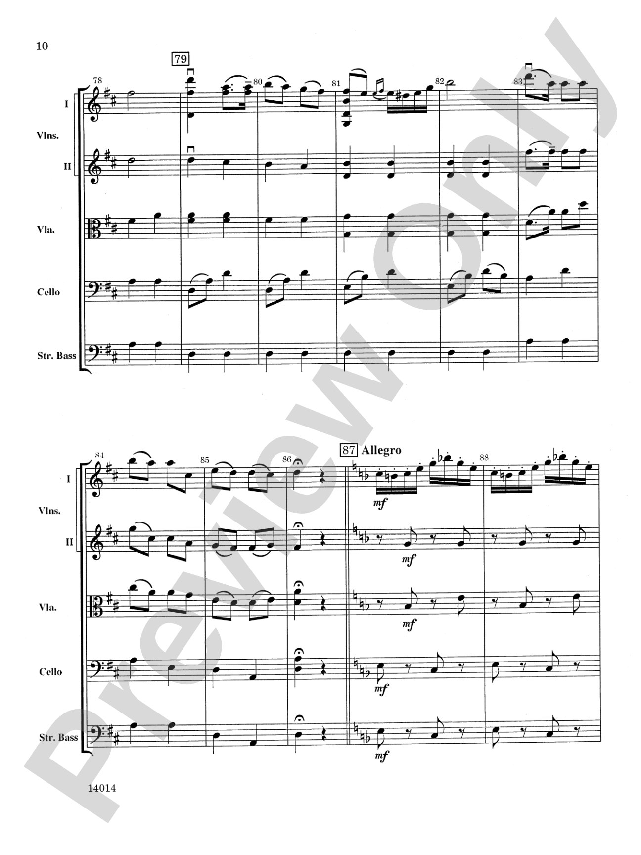 Czardas: String Orchestra Conductor Score & Parts