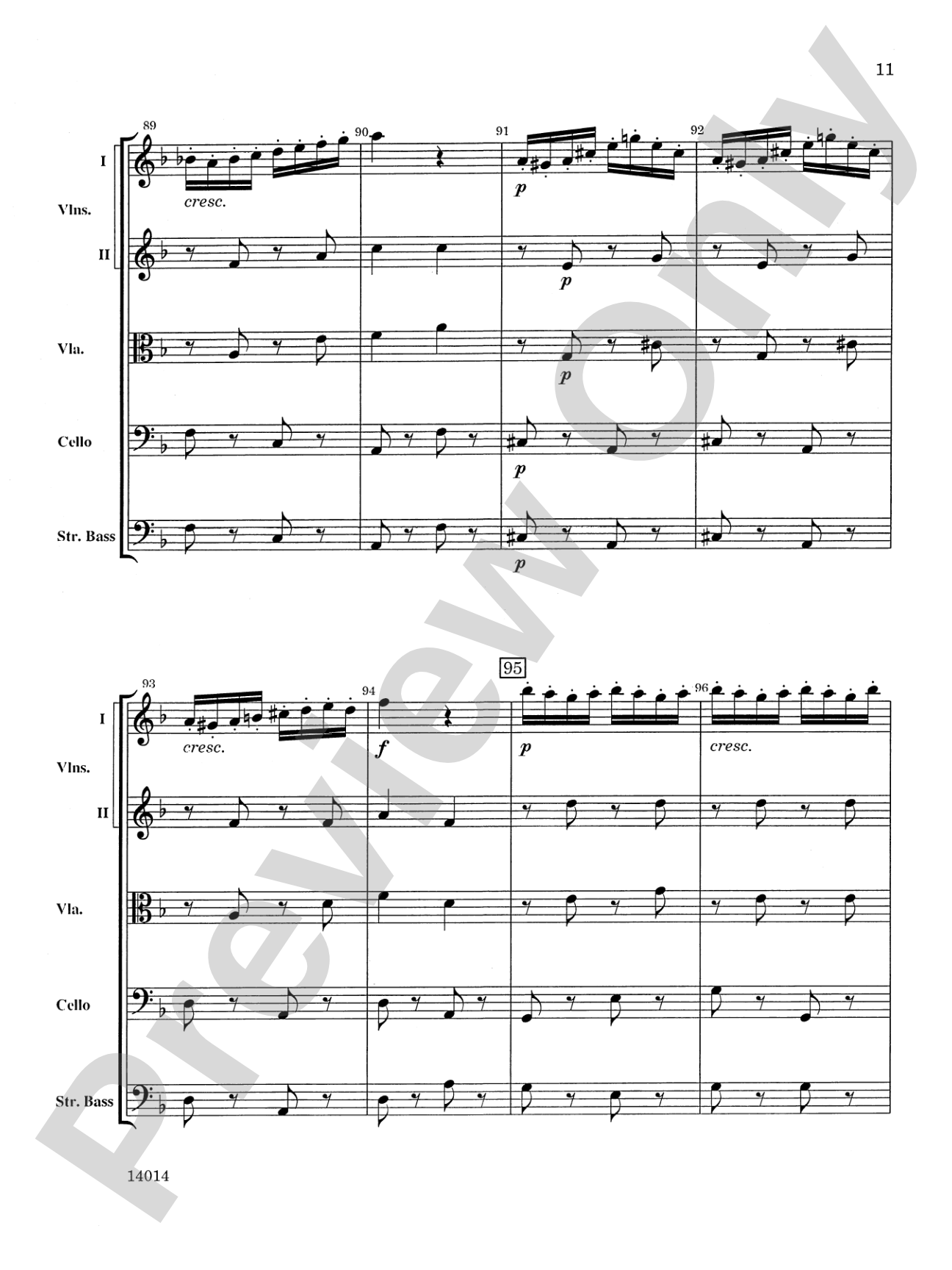 Czardas: String Orchestra Conductor Score & Parts