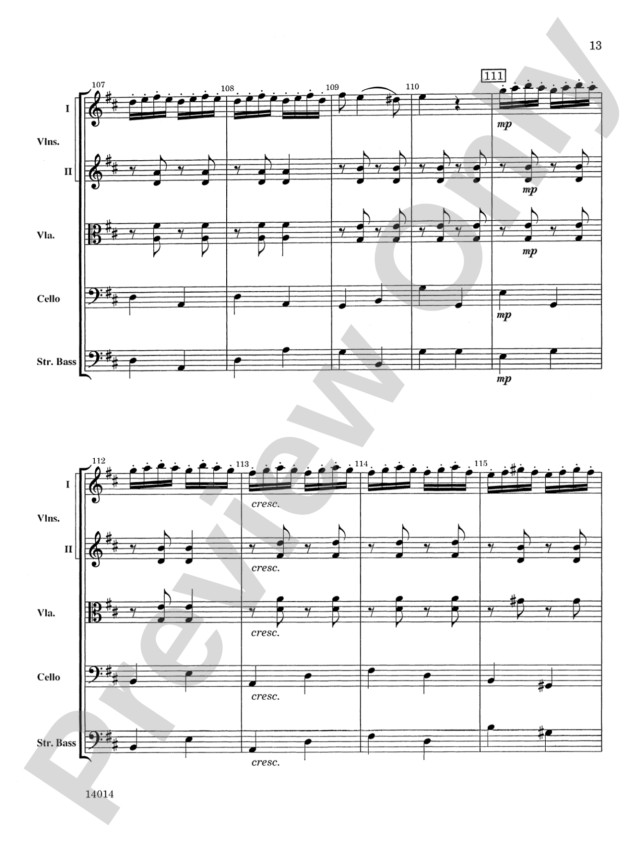 Czardas: String Orchestra Conductor Score & Parts
