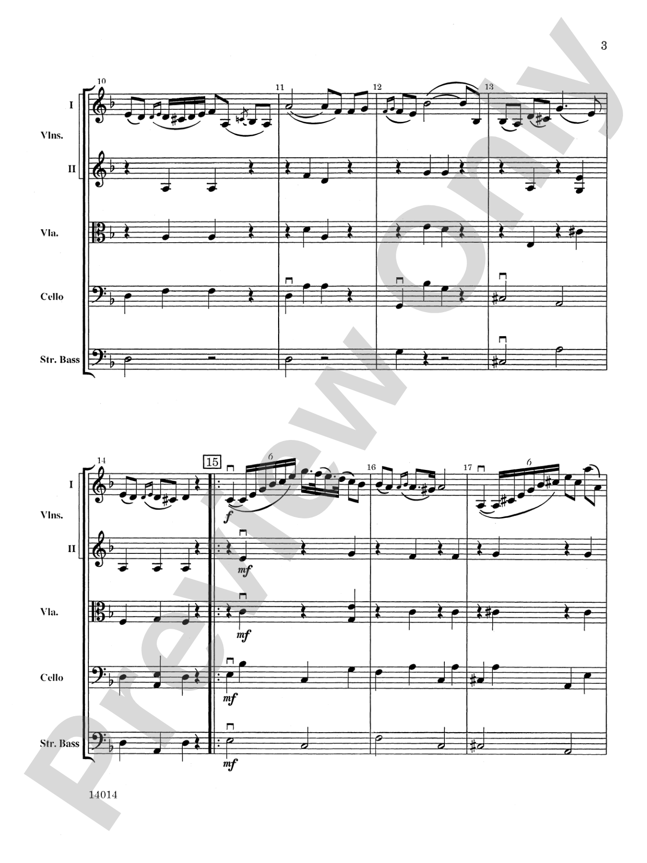 Czardas: String Orchestra Conductor Score & Parts