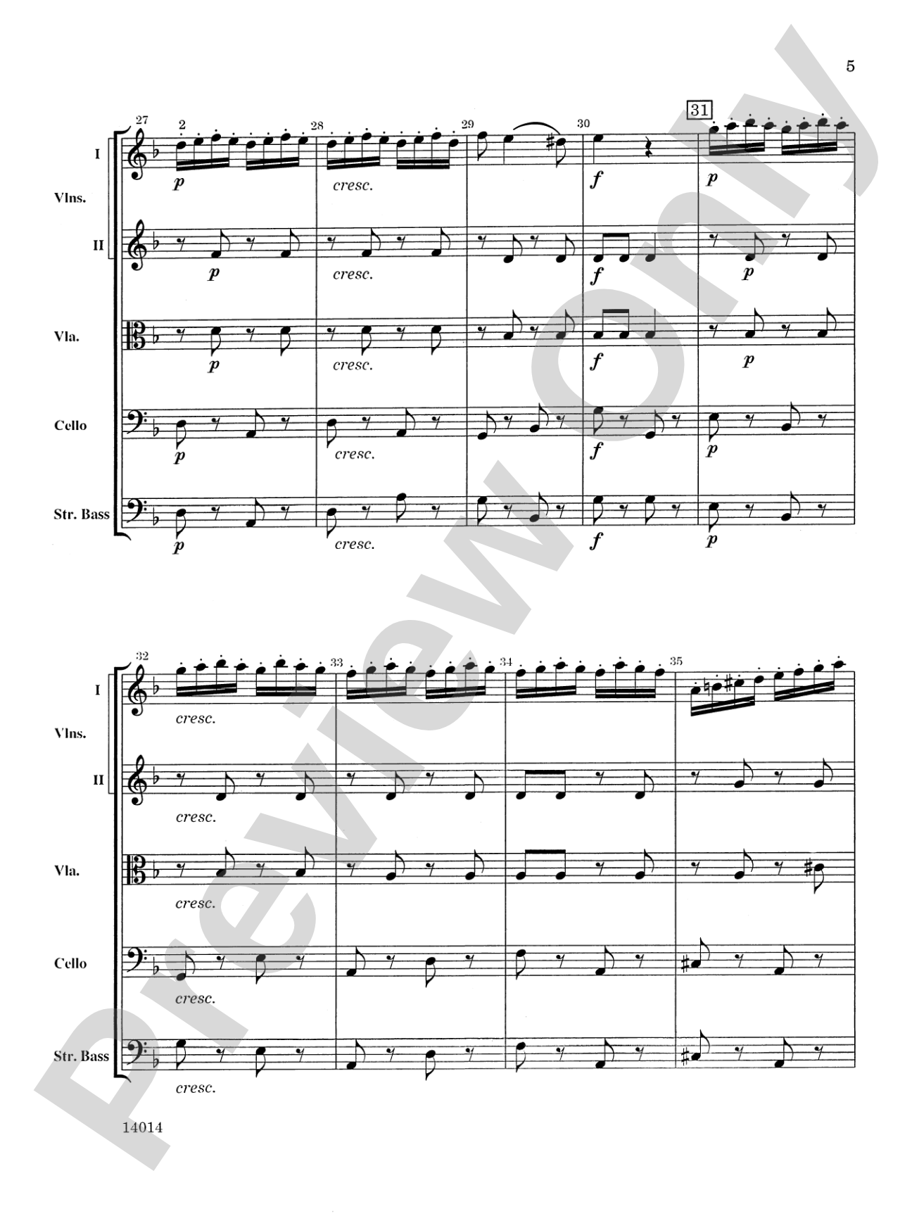Czardas: String Orchestra Conductor Score & Parts
