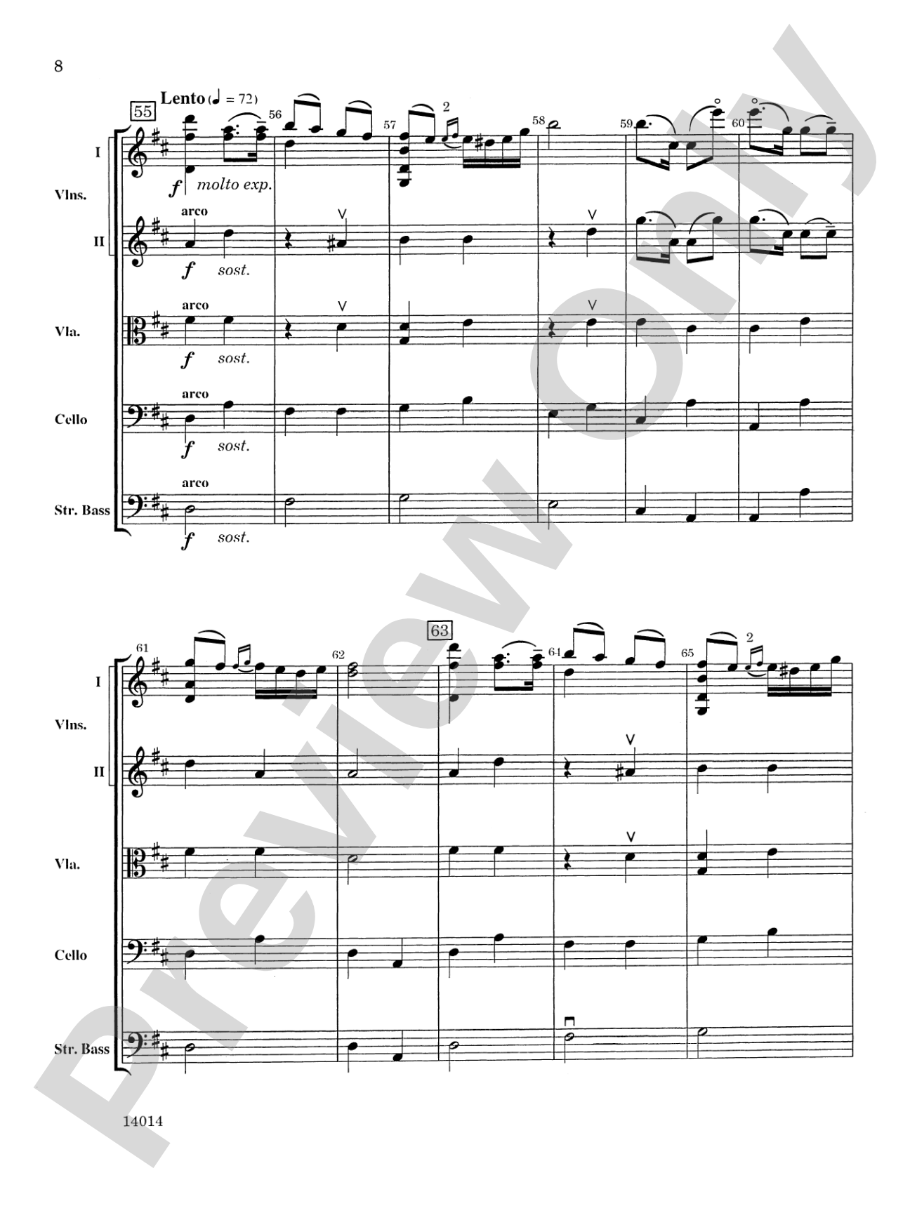 Czardas: String Orchestra Conductor Score & Parts