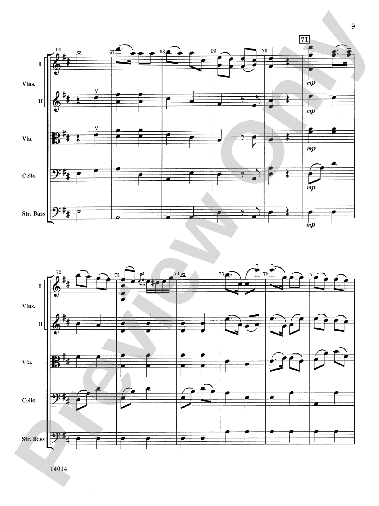 Czardas: String Orchestra Conductor Score & Parts
