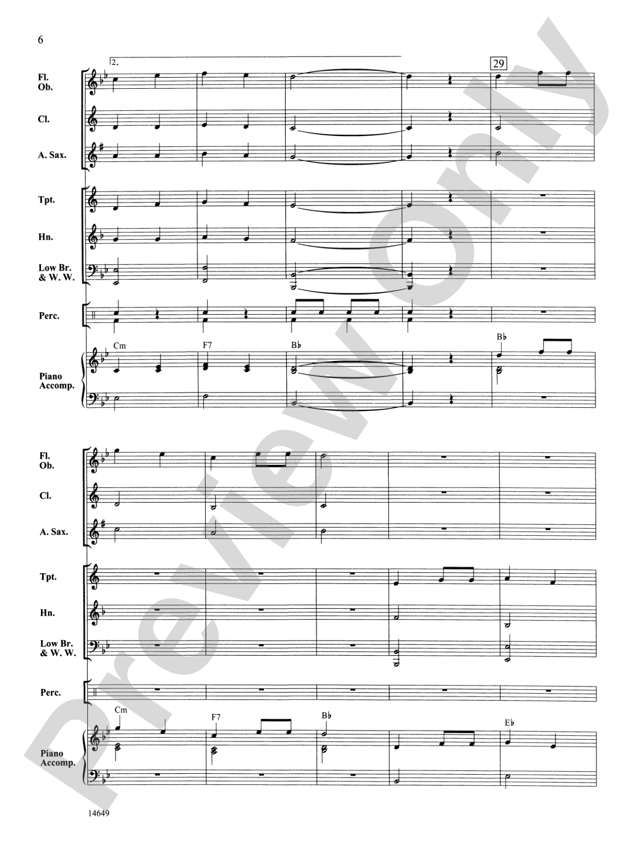 Bell Canyon March: Concert Band Conductor Score & Parts