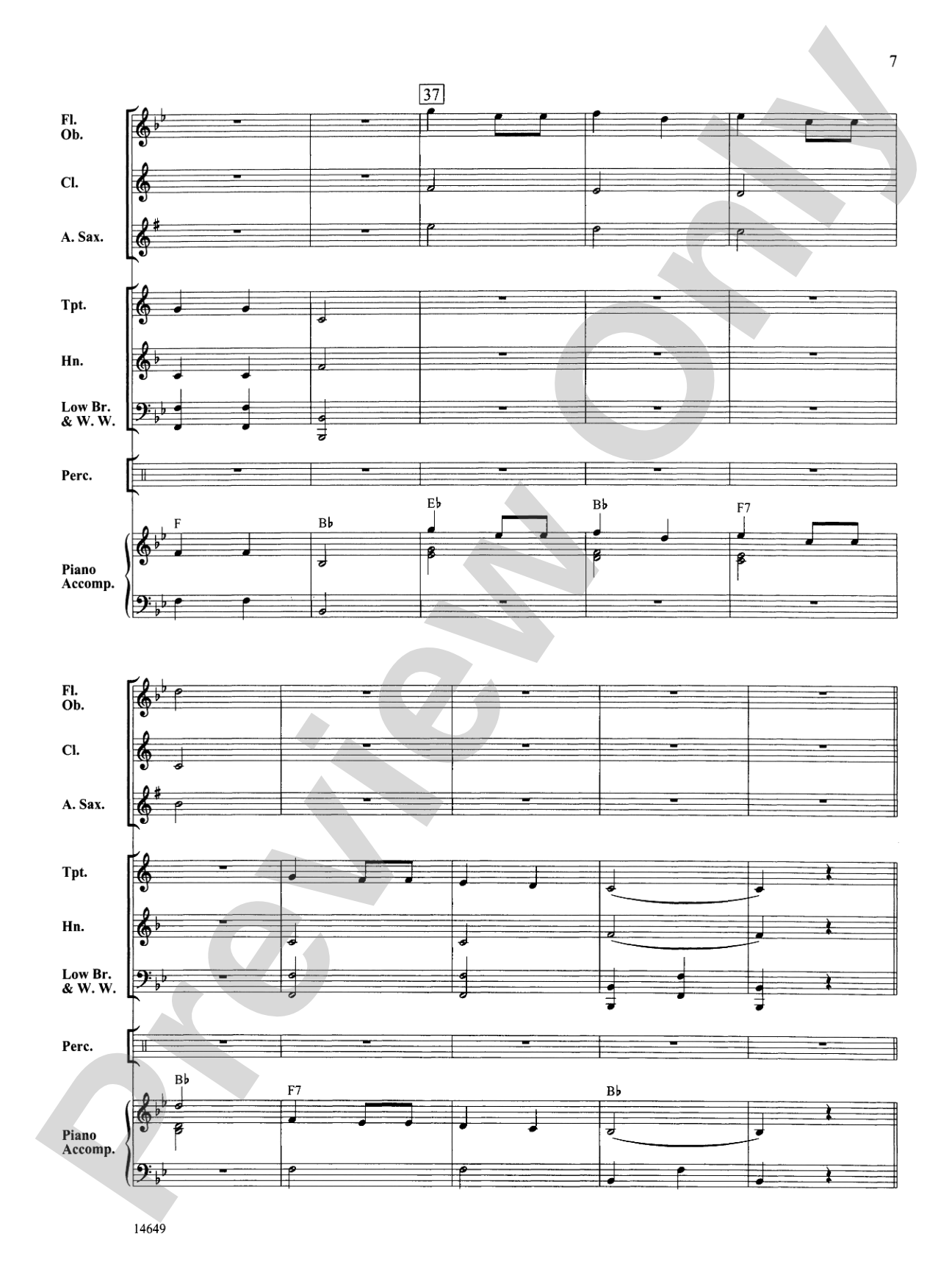 Bell Canyon March: Concert Band Conductor Score & Parts