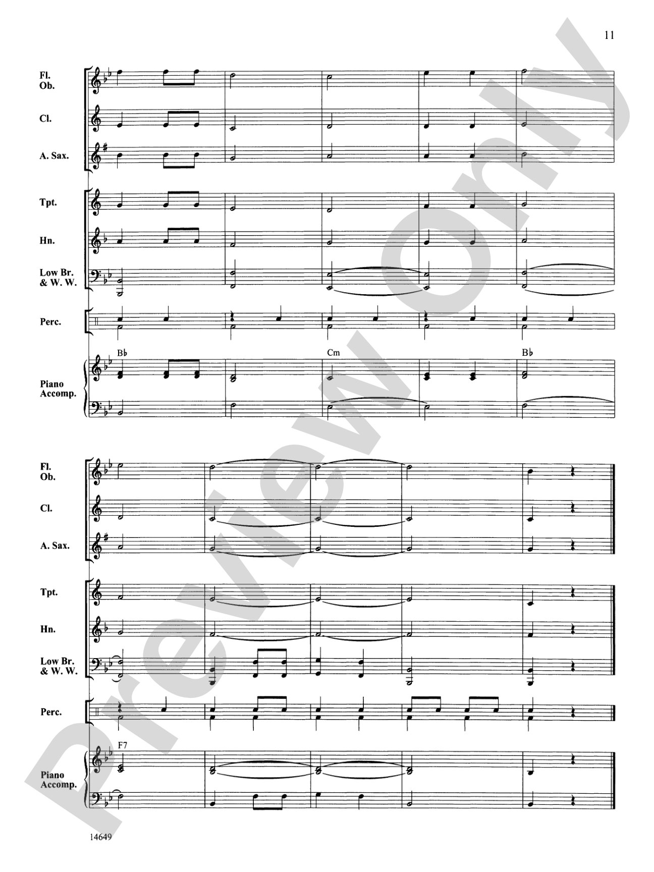 Bell Canyon March: Concert Band Conductor Score & Parts