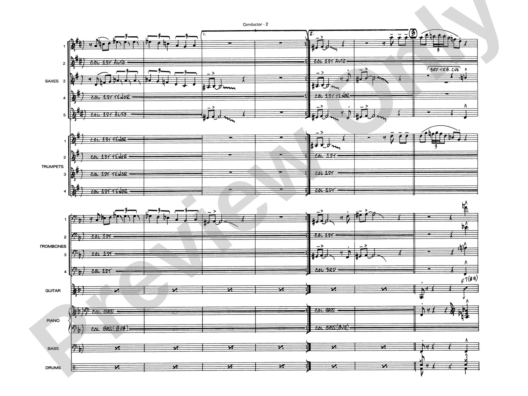 Peter Gunn: Jazz Ensemble Conductor Score & Parts