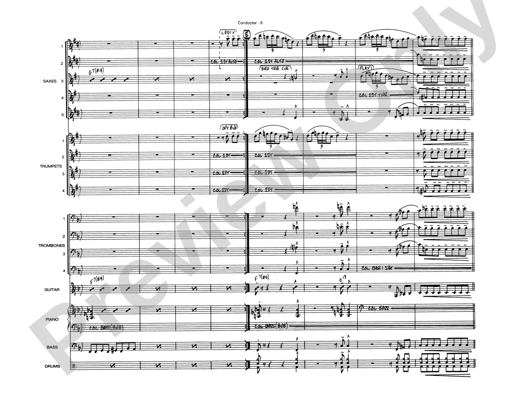 Peter Gunn: Jazz Ensemble Conductor Score & Parts