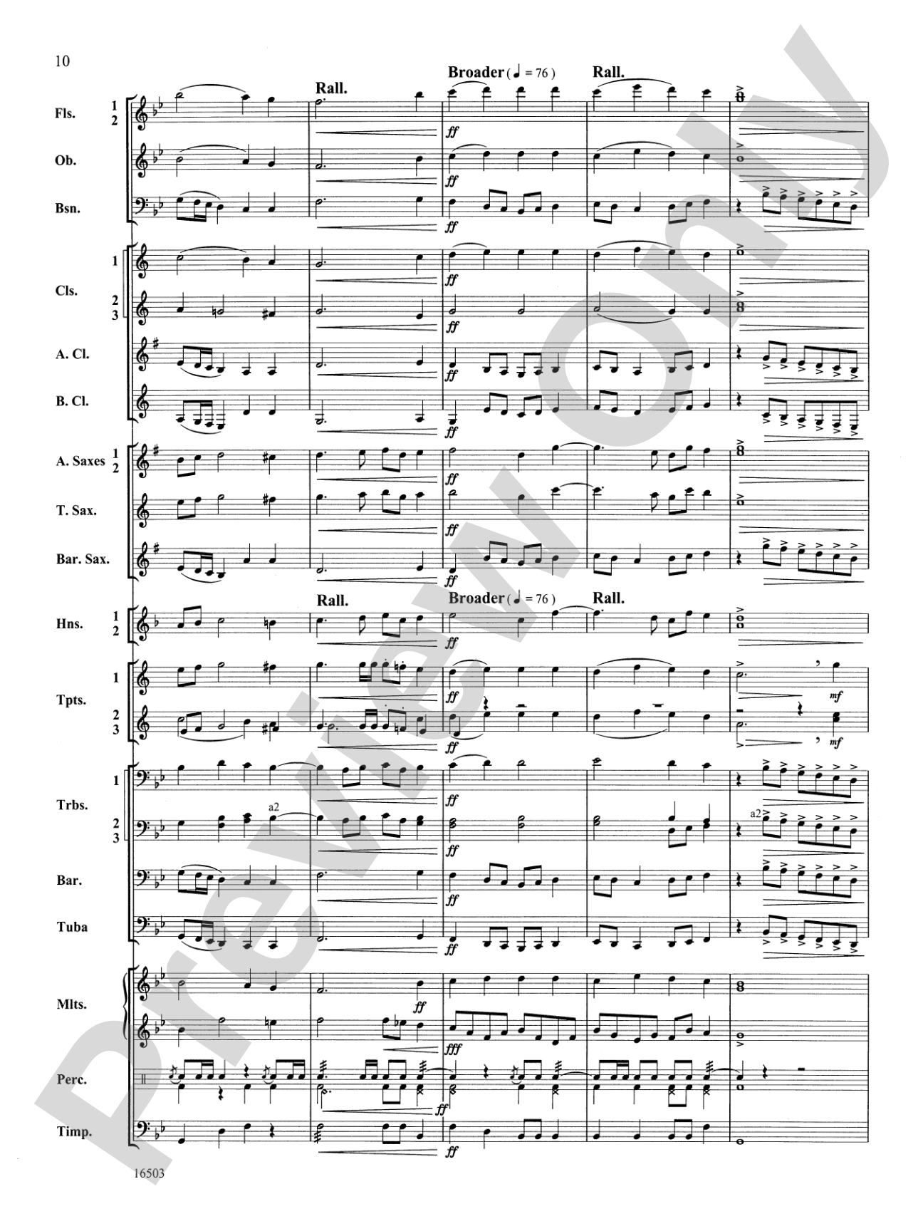 A Winter's Carol: Concert Band Conductor Score & Parts