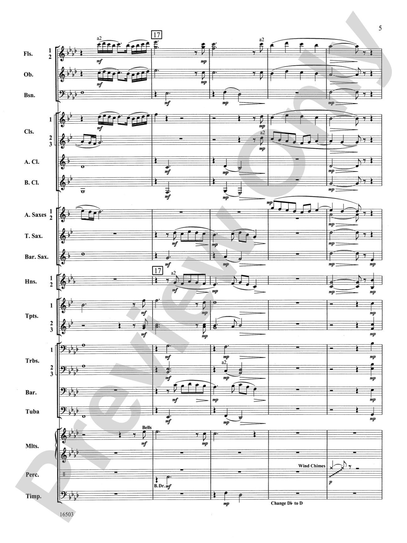 A Winter's Carol: Concert Band Conductor Score & Parts