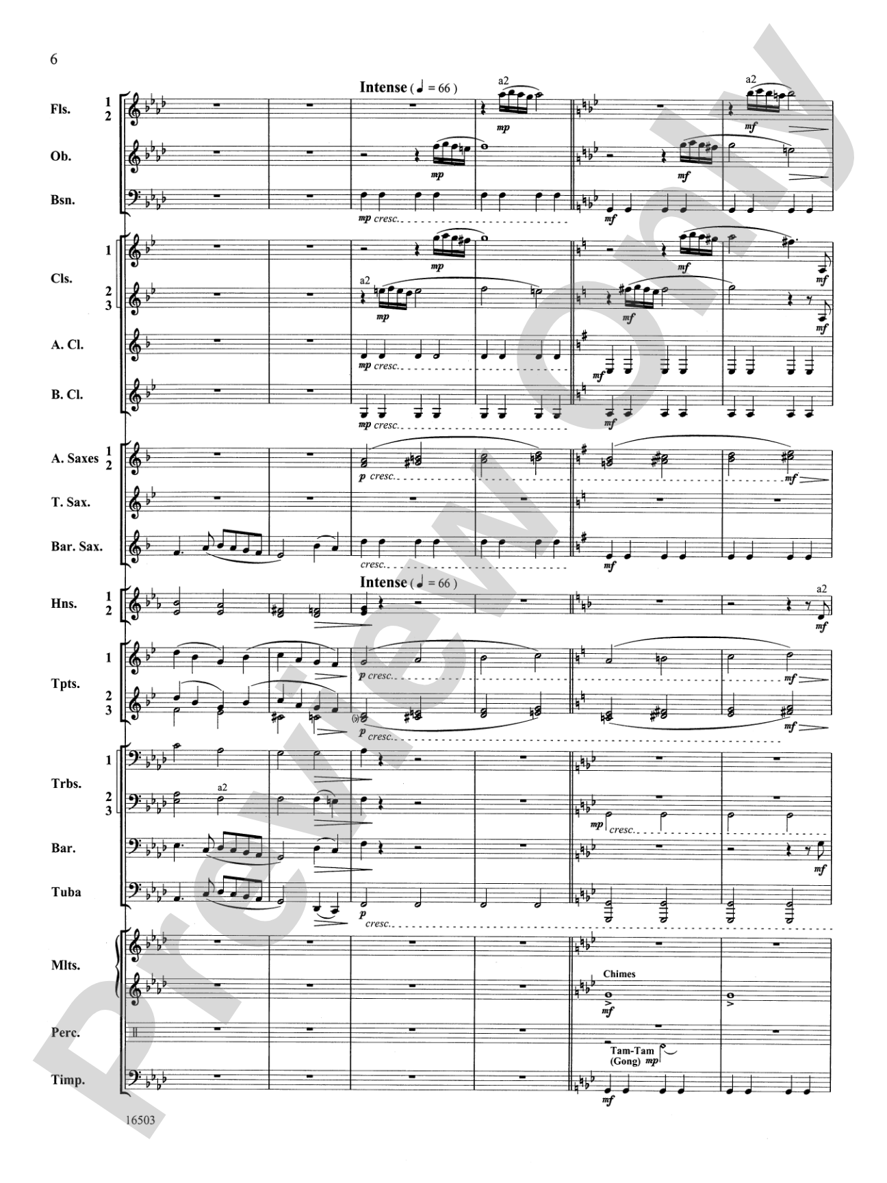 A Winter's Carol: Concert Band Conductor Score & Parts