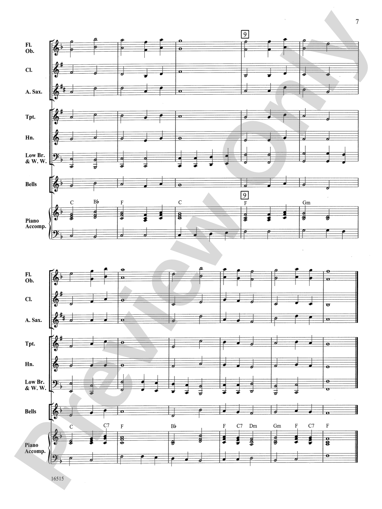 Three Warm-Up Chorales: Concert Band Conductor Score & Parts