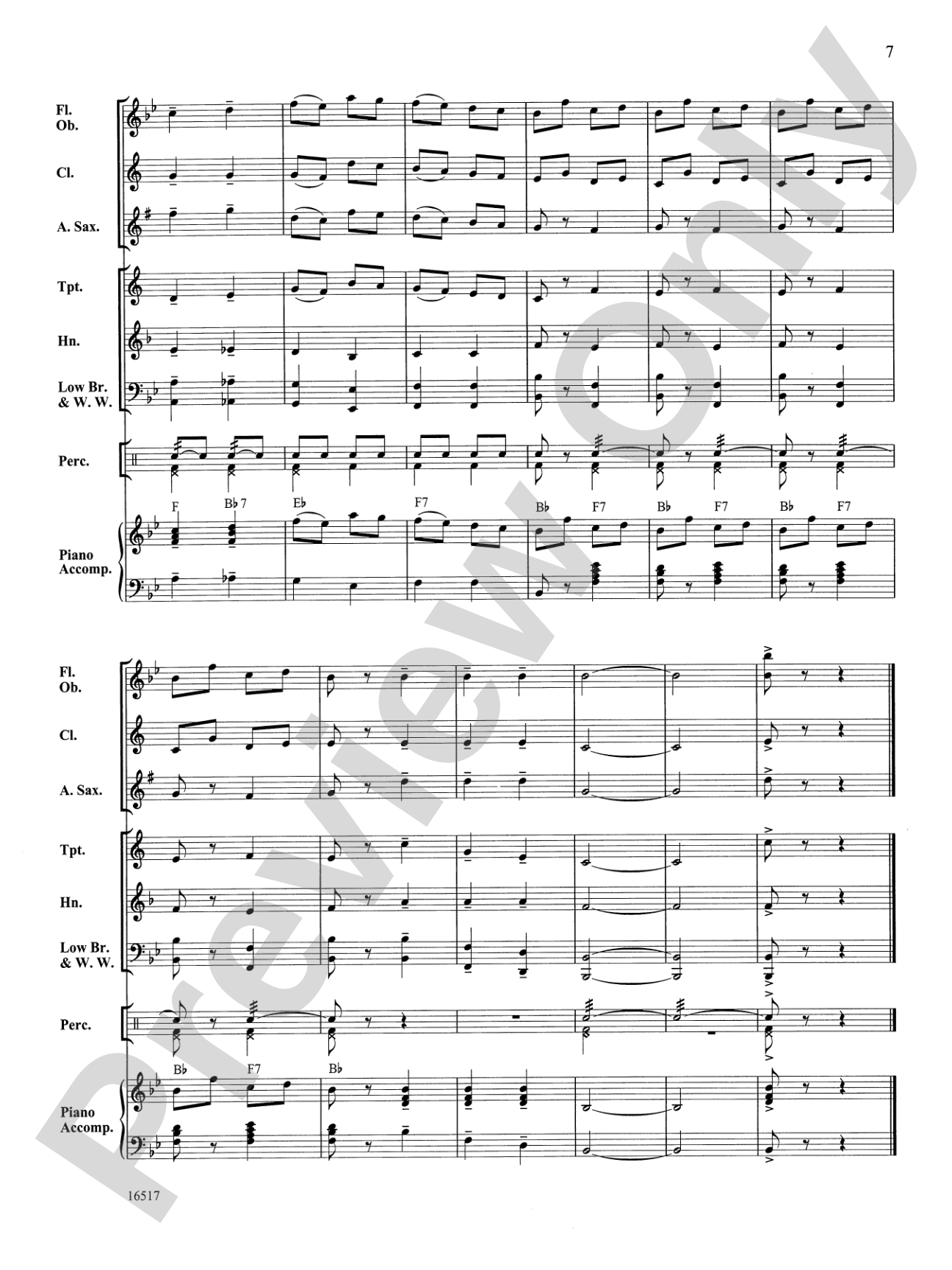 Can-Can: Concert Band Conductor Score & Parts