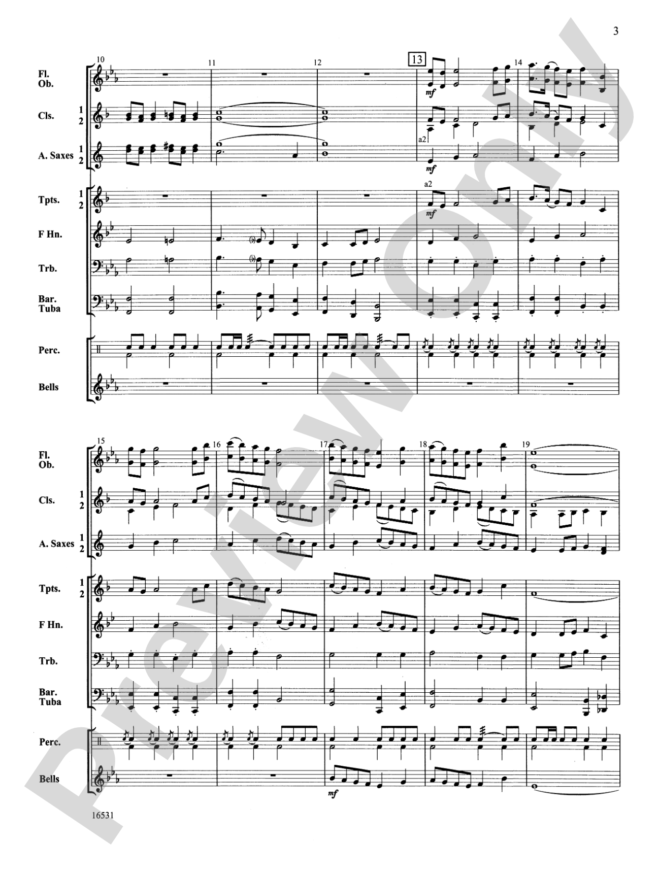 Valley Vista March: Concert Band Conductor Score & Parts