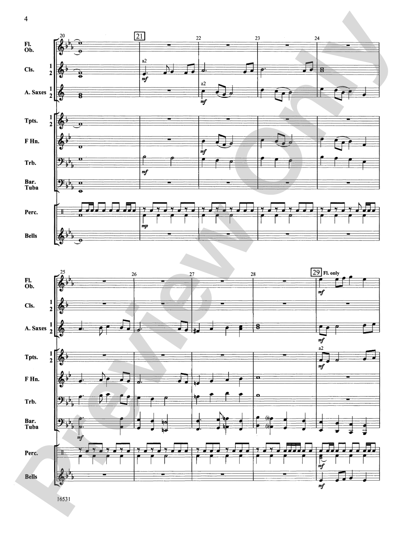 Valley Vista March: Concert Band Conductor Score & Parts