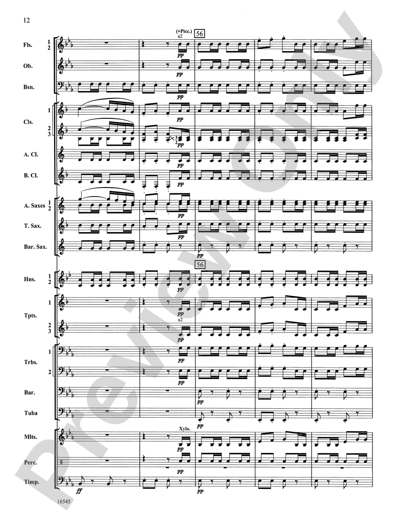 William Tell Overture: Concert Band Conductor Score & Parts