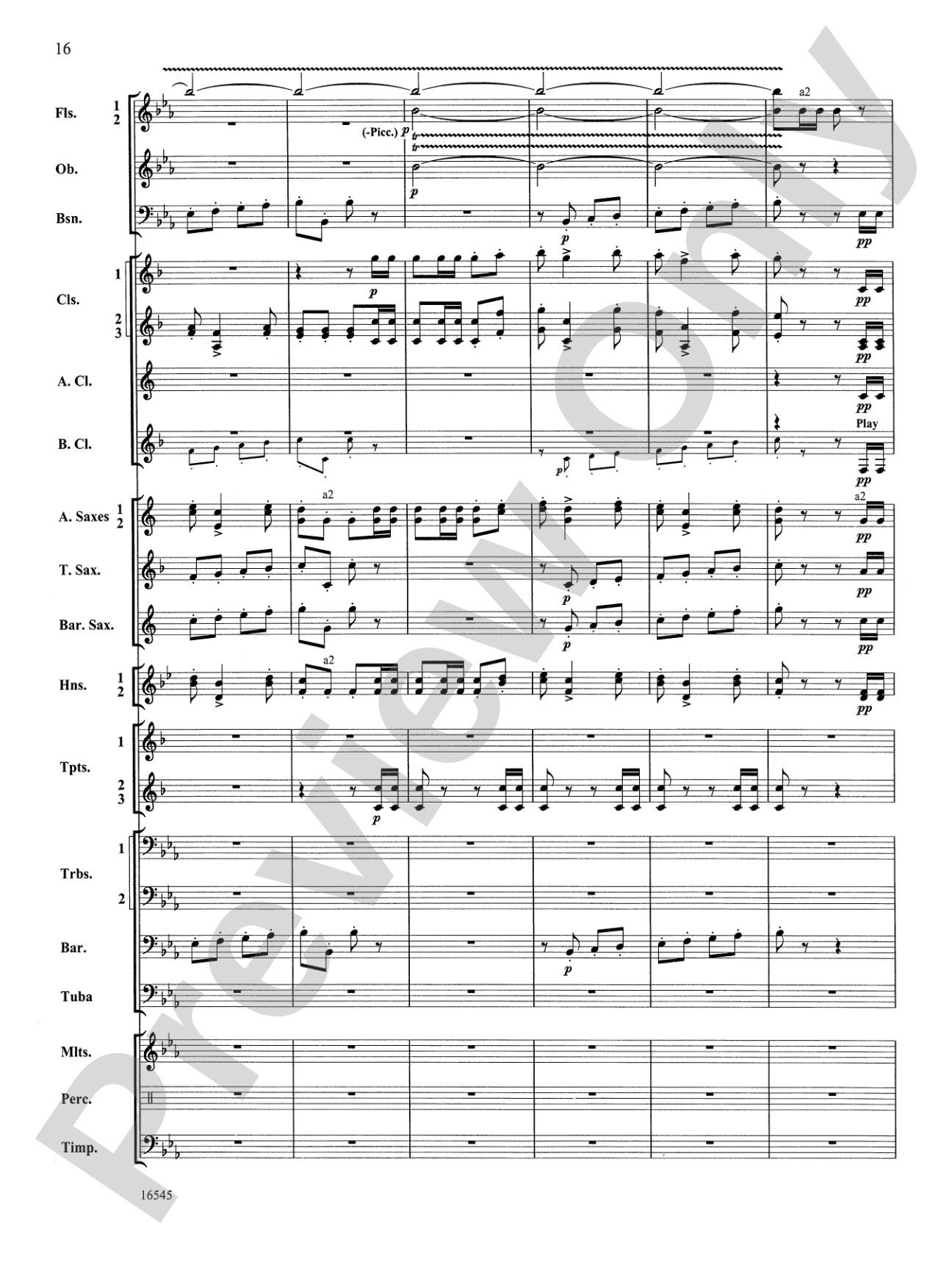 William Tell Overture: Concert Band Conductor Score & Parts