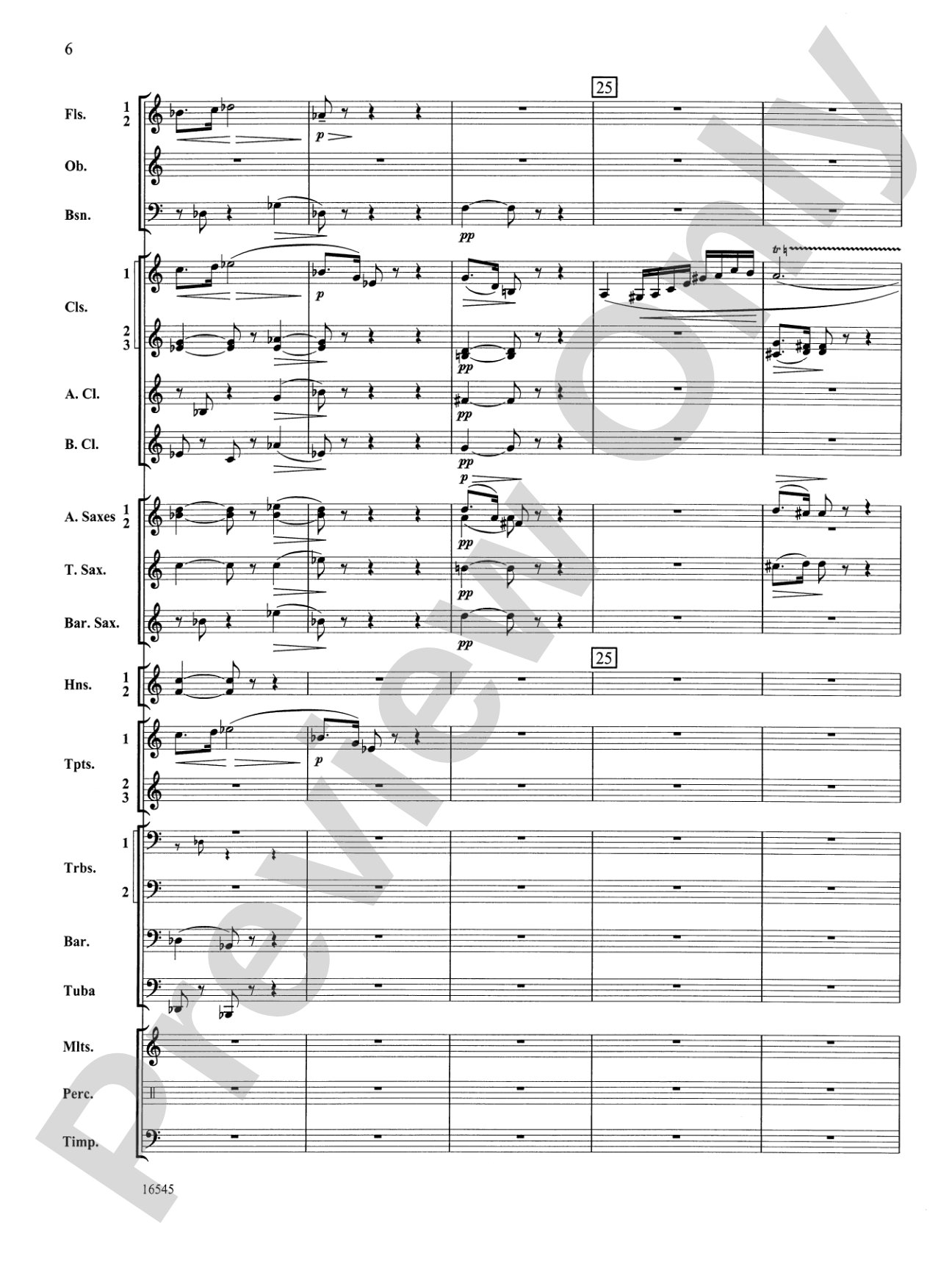 William Tell Overture: Concert Band Conductor Score & Parts