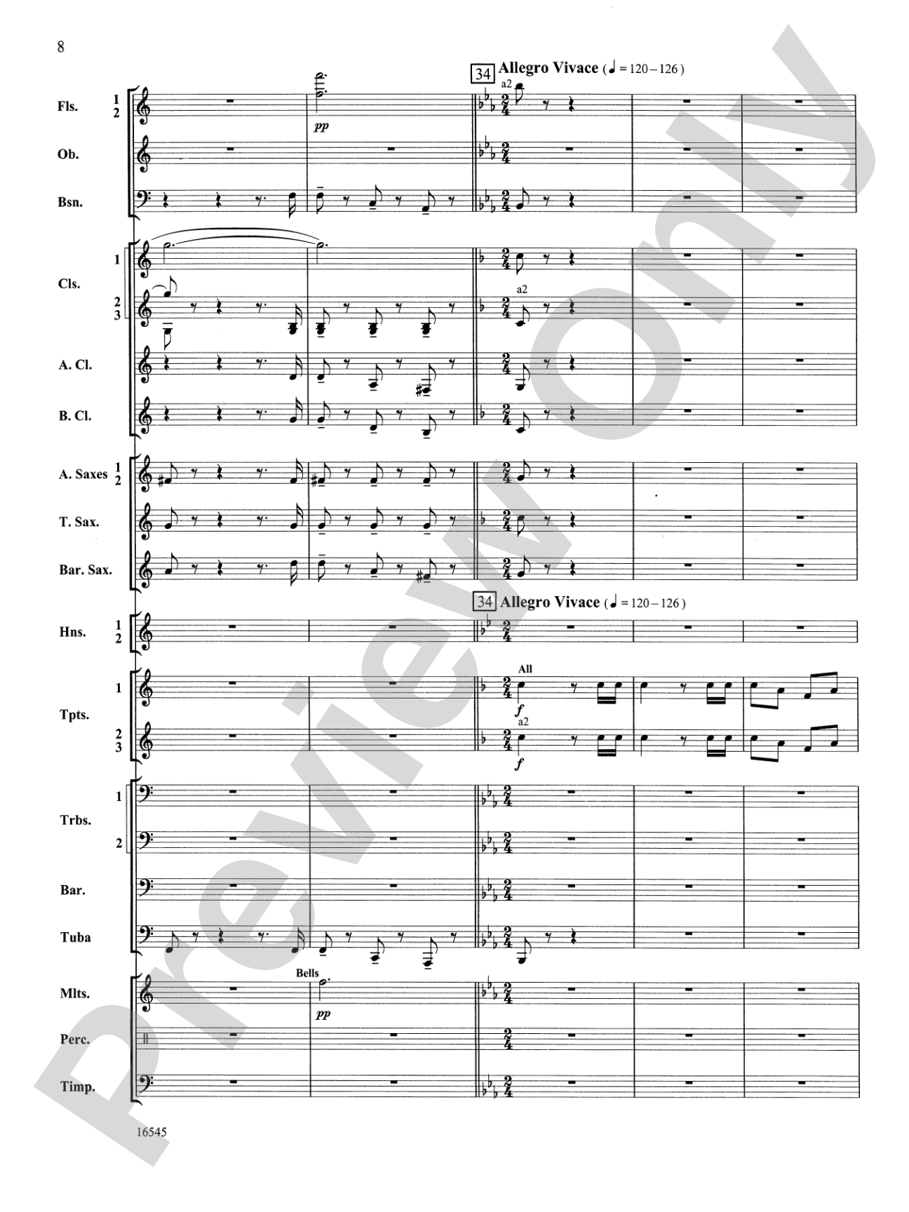 William Tell Overture: Concert Band Conductor Score & Parts