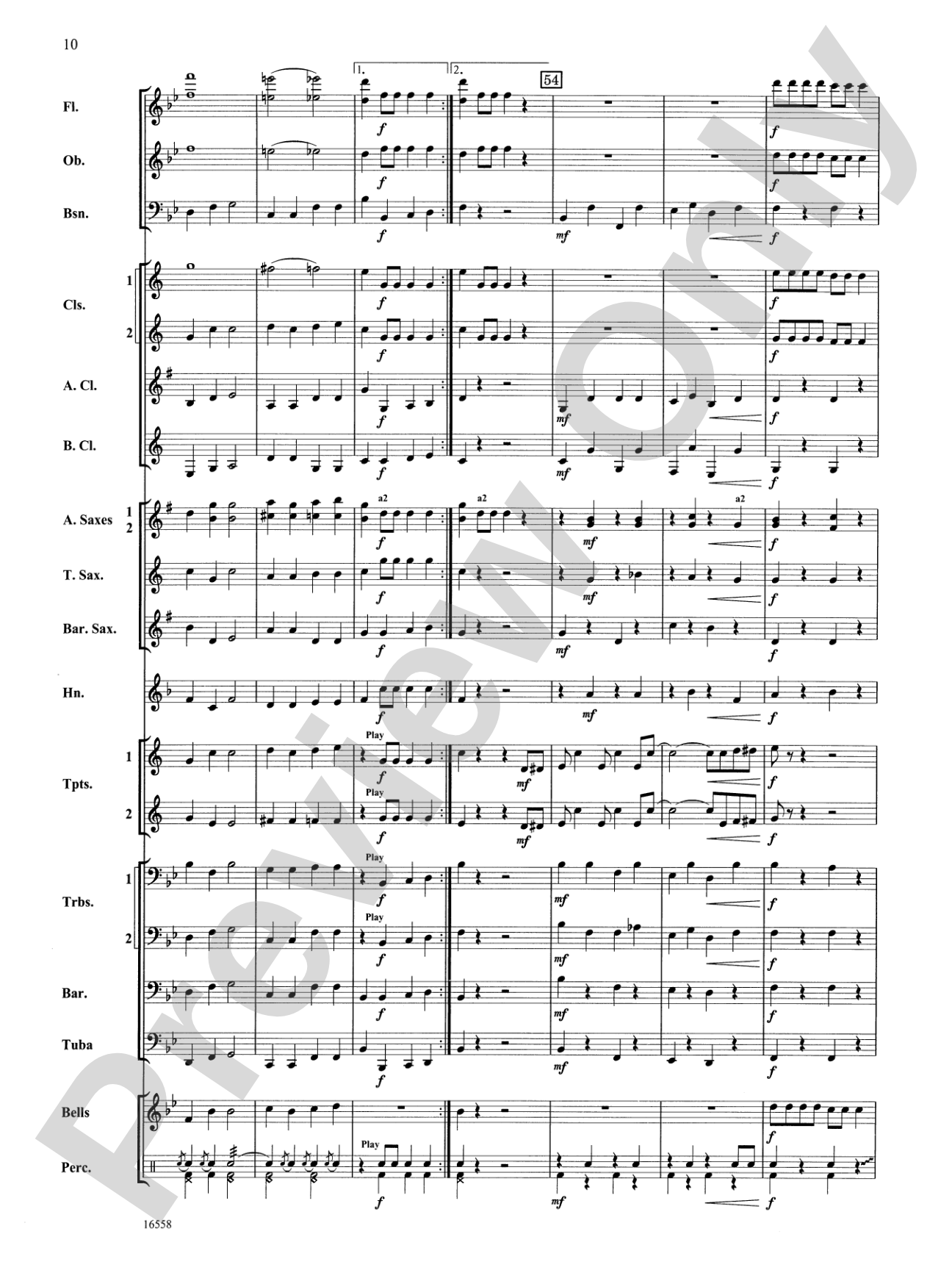 Reindeer Rag: Concert Band Conductor Score & Parts