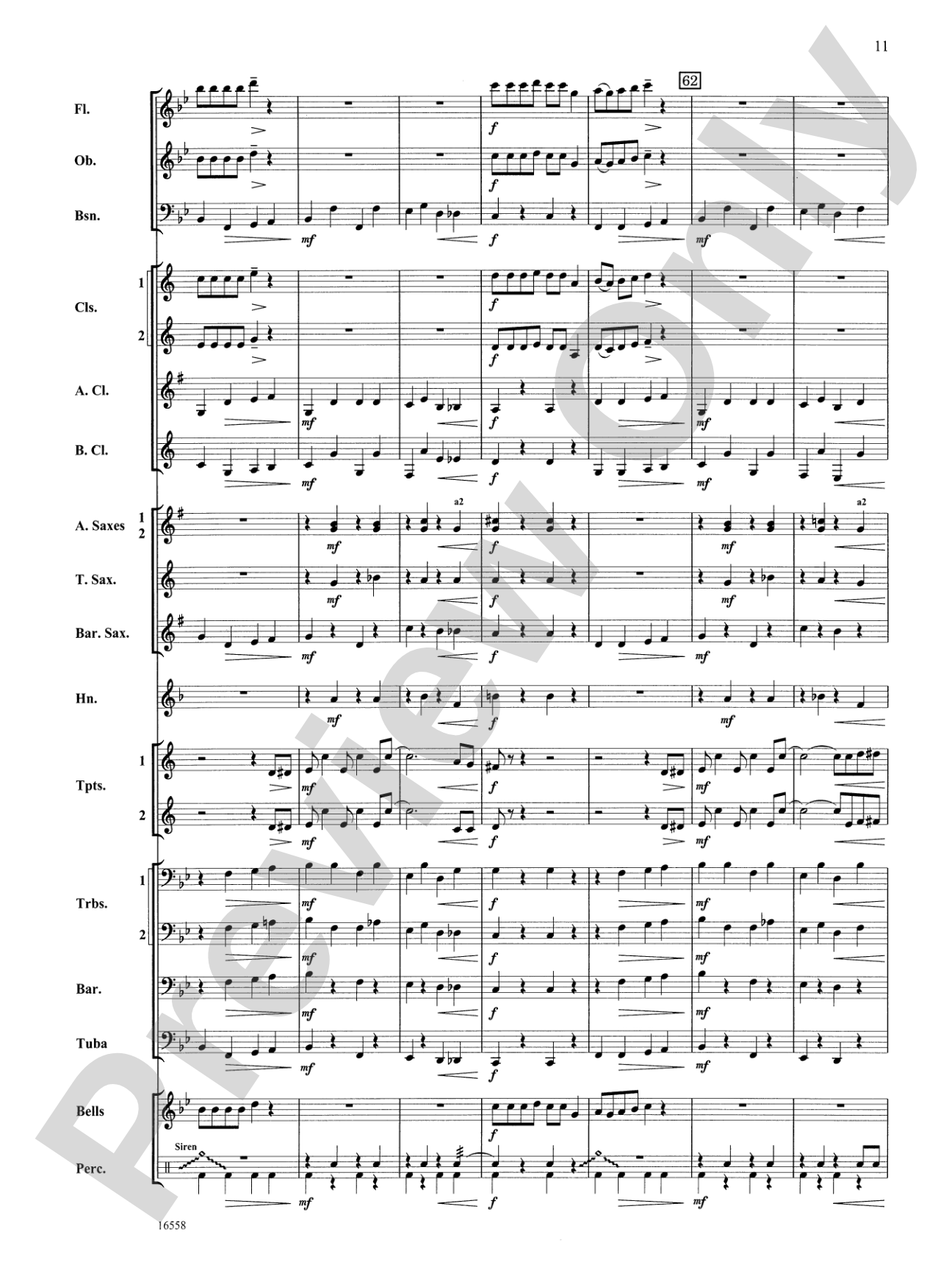 Reindeer Rag: Concert Band Conductor Score & Parts