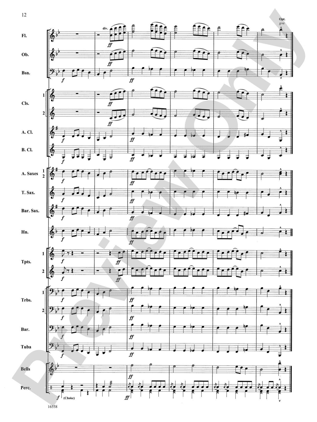 Reindeer Rag: Concert Band Conductor Score & Parts