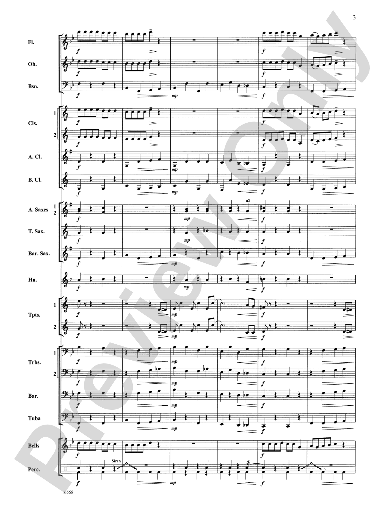 Reindeer Rag: Concert Band Conductor Score & Parts