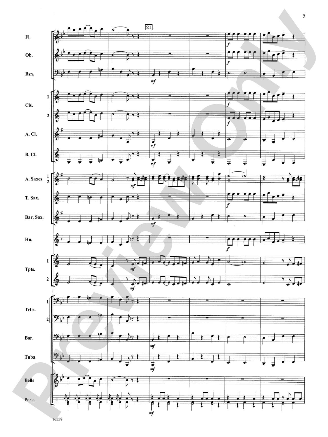 Reindeer Rag: Concert Band Conductor Score & Parts