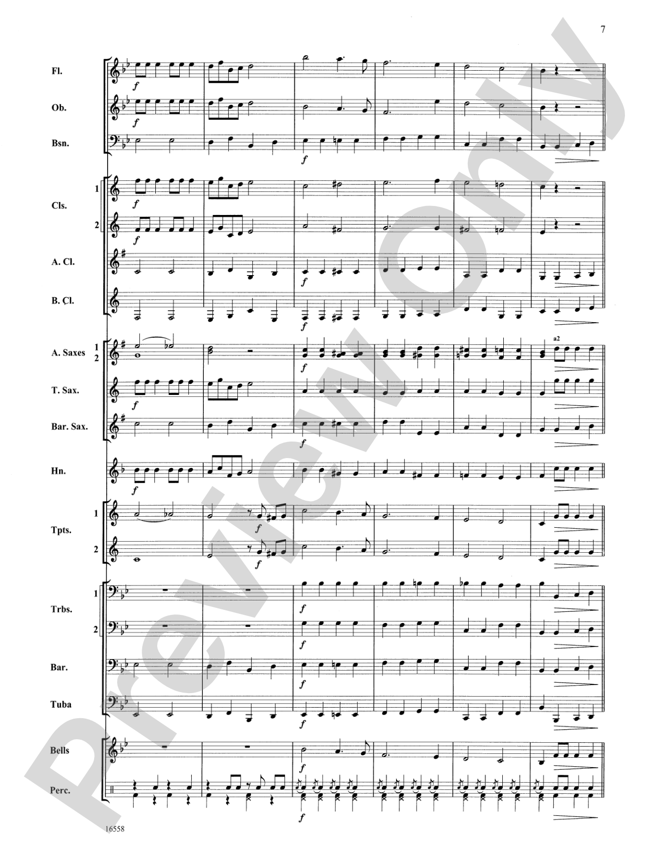 Reindeer Rag: Concert Band Conductor Score & Parts